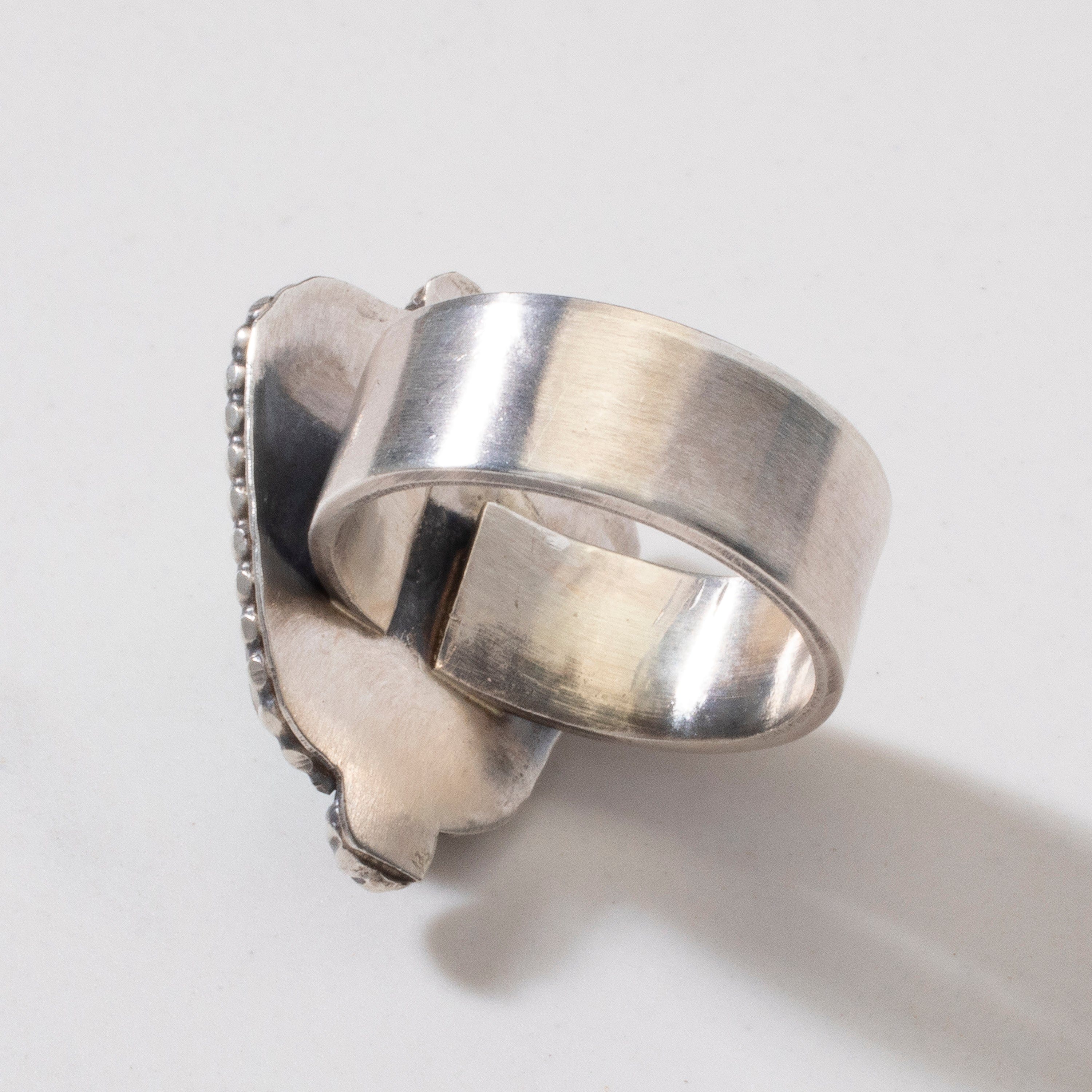 Kalifano Native American Jewelry 8.5 Scott Skeets Royston Turquoise Navajo USA Native American Made 925 Sterling Silver Ring NAR900.040.85