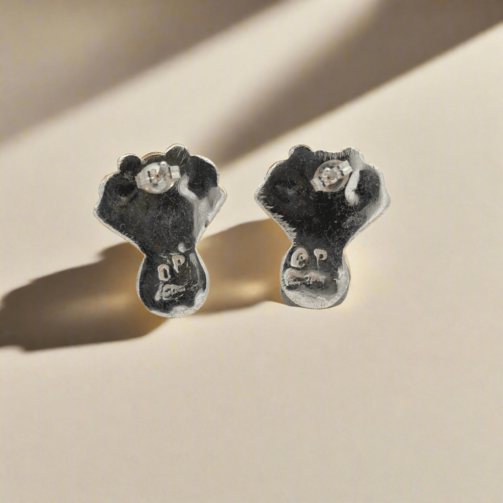 Kalifano Native American Jewelry Clarence Pedro Sunface Multi Gem Zuni USA Native American Made 925 Sterling Silver Earrings with Stud Backing NAE600.025