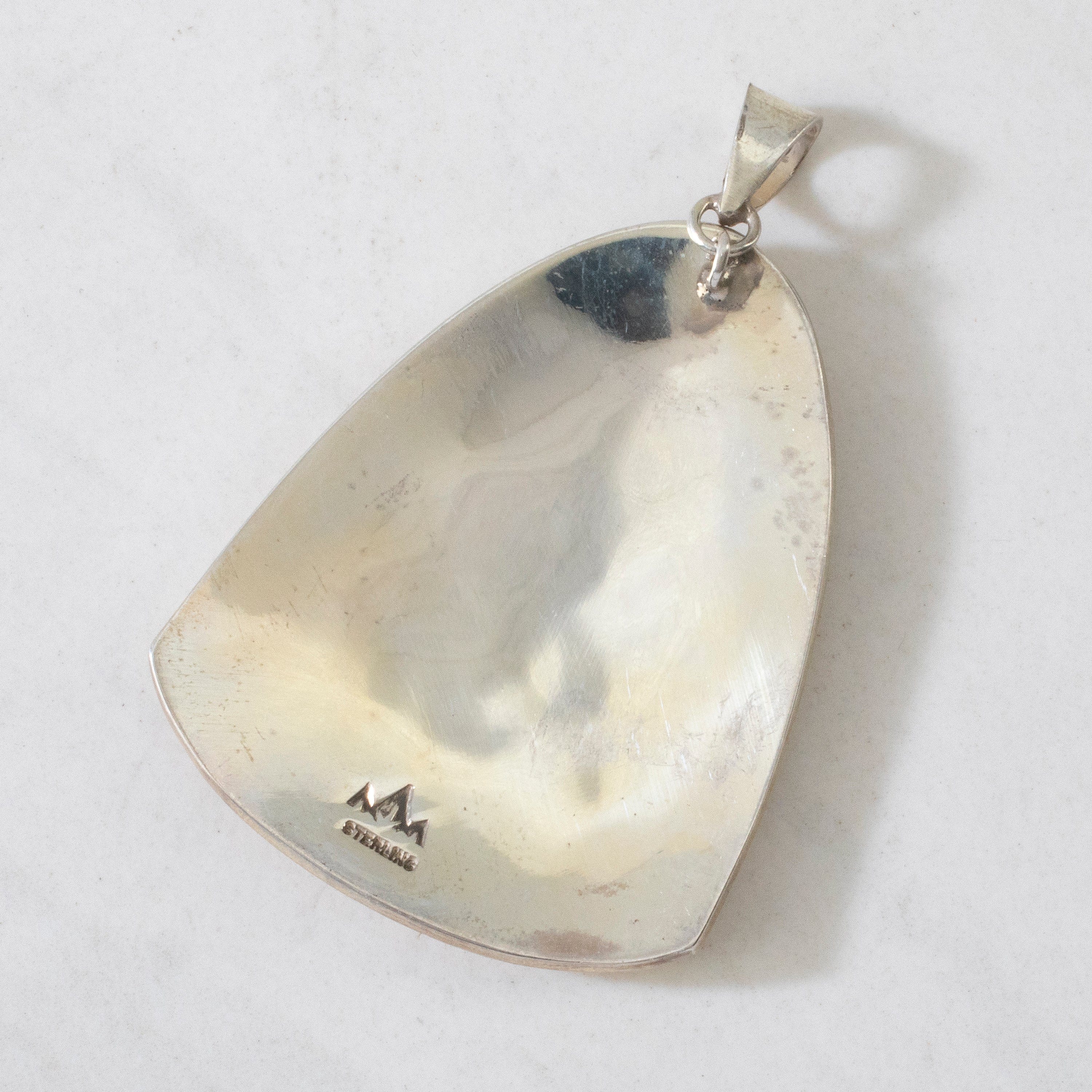 Kalifano Native American Jewelry Hopi USA Native American Made 925 Sterling Silver Pendant NAN1800.027