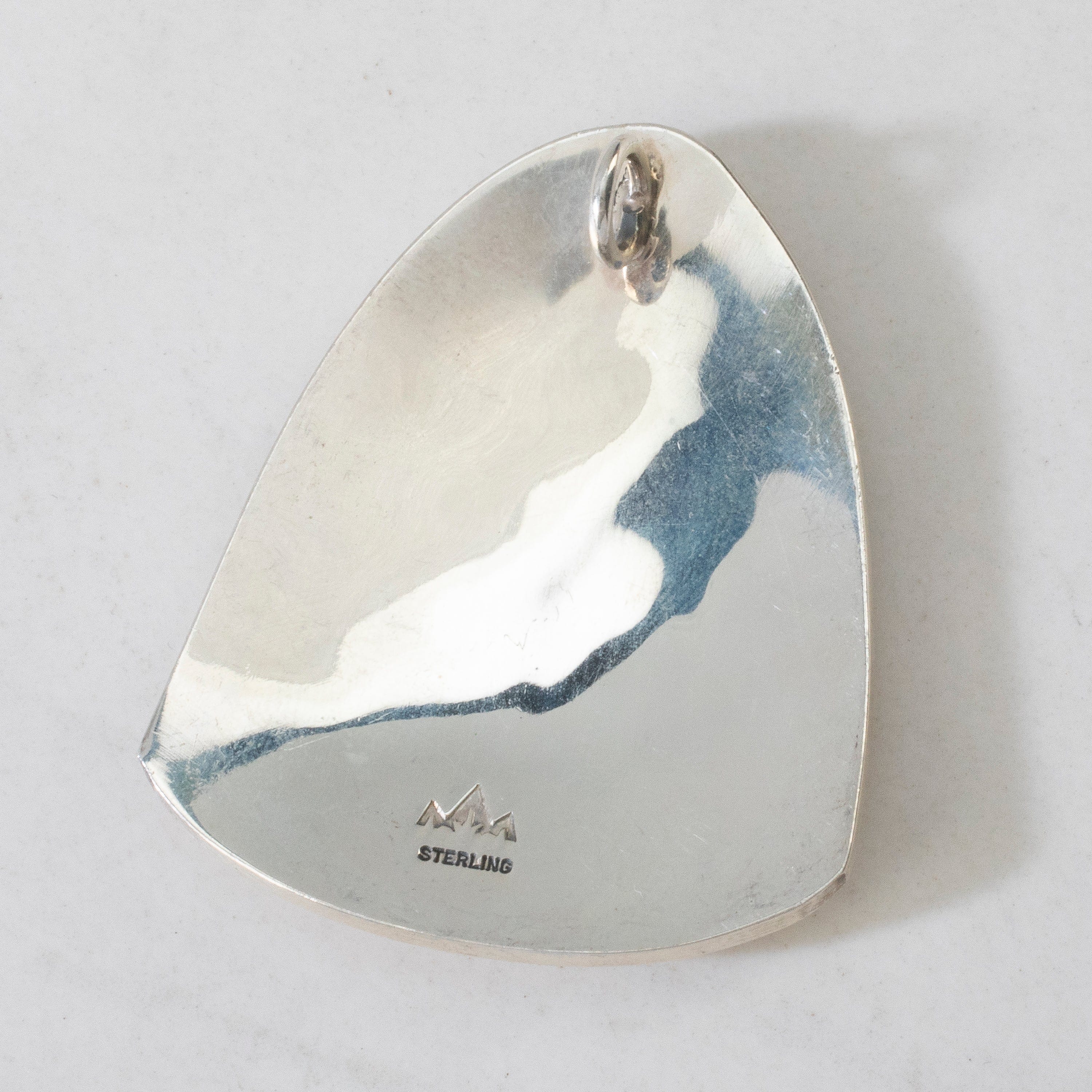 Kalifano Native American Jewelry Hopi USA Native American Made 925 Sterling Silver Pendant NAN1800.028