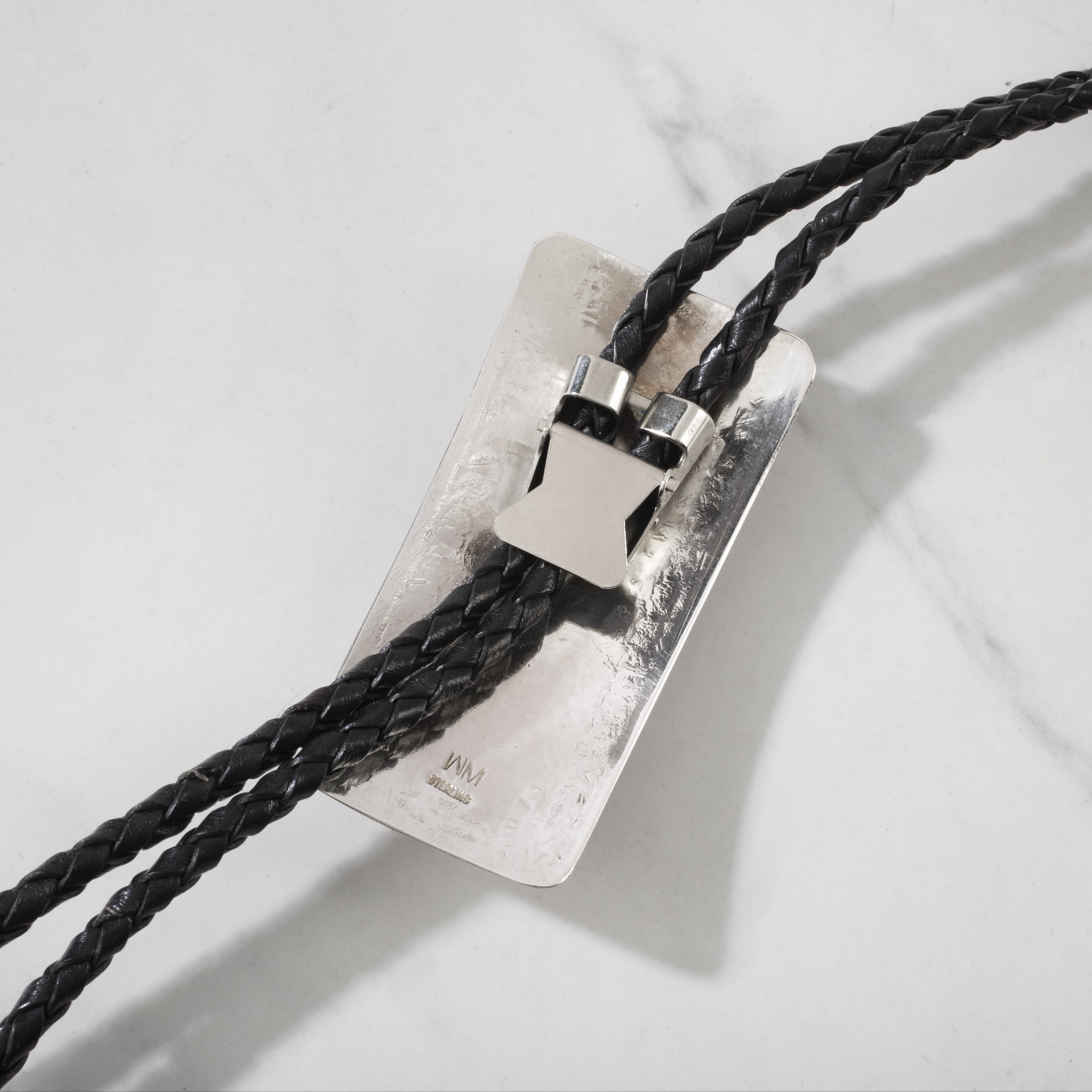 Kalifano Native American Jewelry Wilbert Musket Kingman Tuquoise & Coral Navajo USA Native American Made 925 Sterling Silver Bolo Tie NABT1250.003