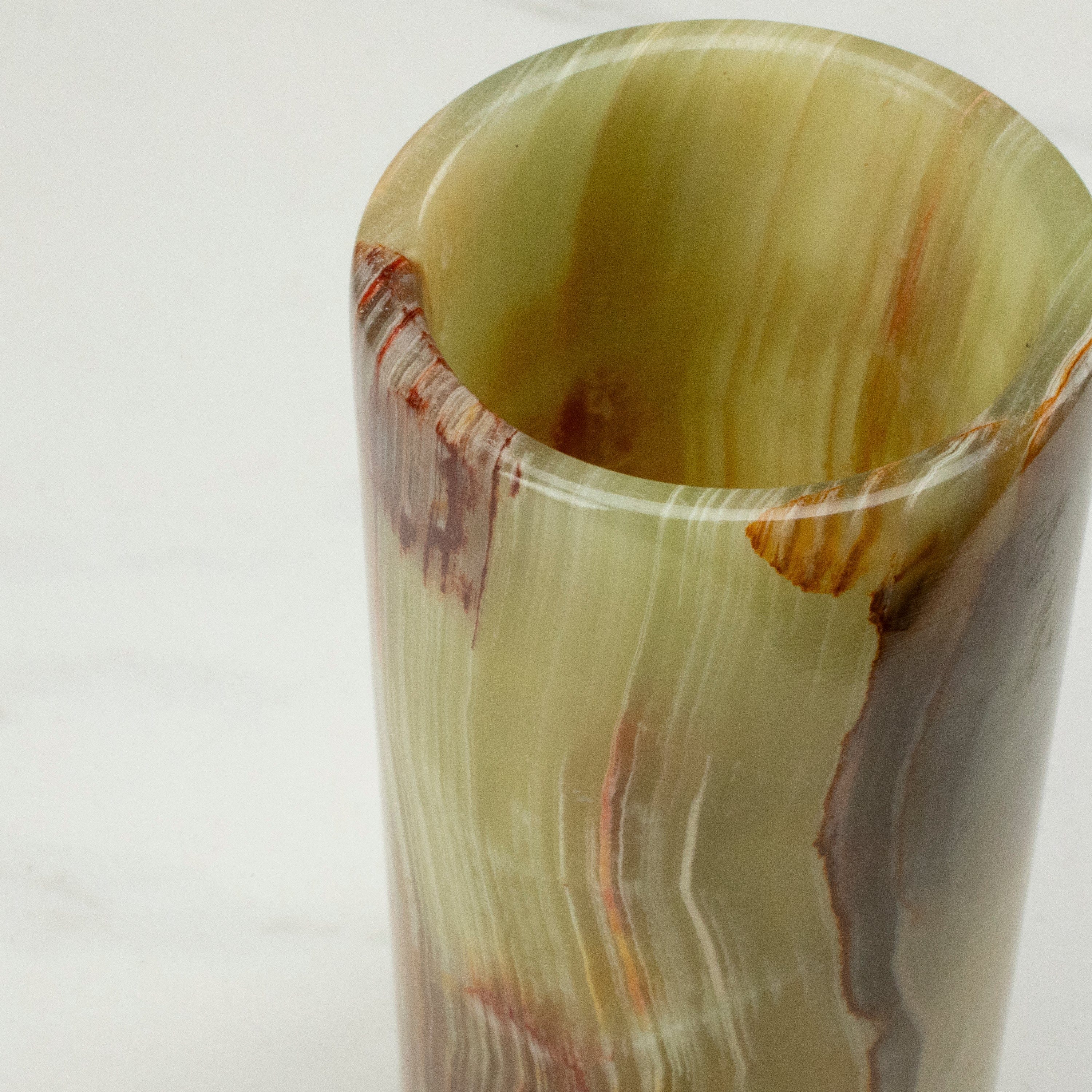 KALIFANO Pakistan Onyx Pakistan Green Onyx Pen Holder PON-PH
