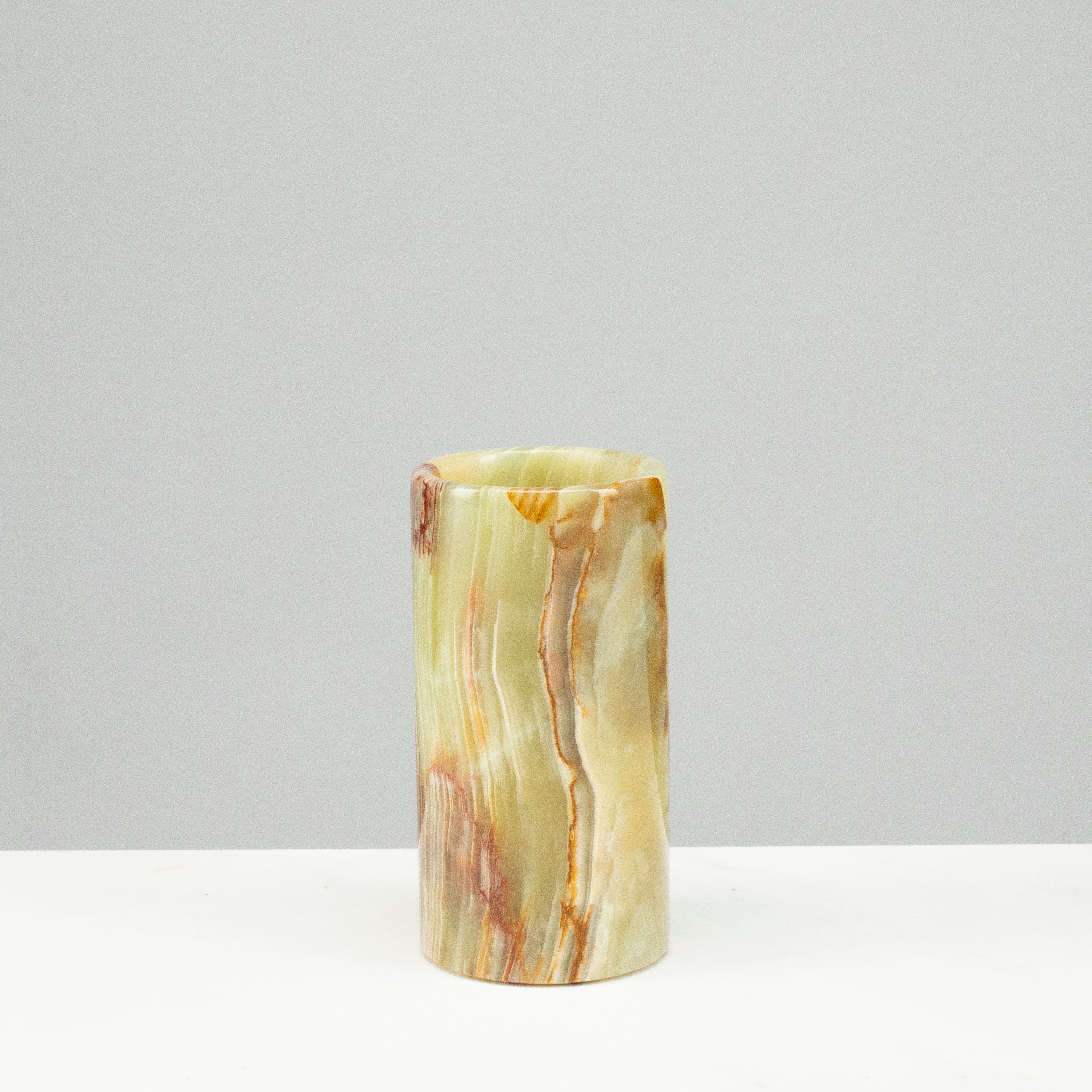 KALIFANO Pakistan Onyx Pakistan Green Onyx Pen Holder PON-PH