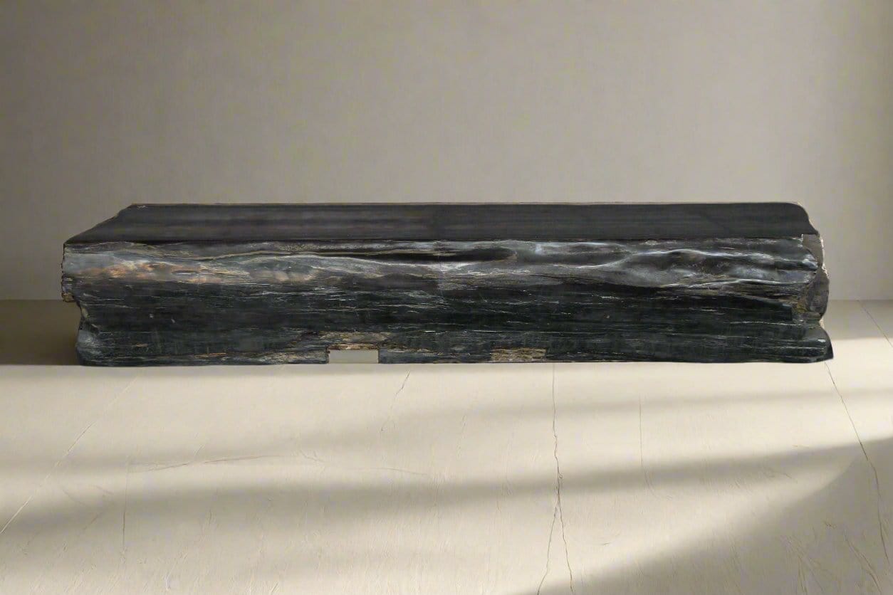 Kalifano Petrified Wood Petrified Wood Bench 93" / 3,080lbs PWB50000.001