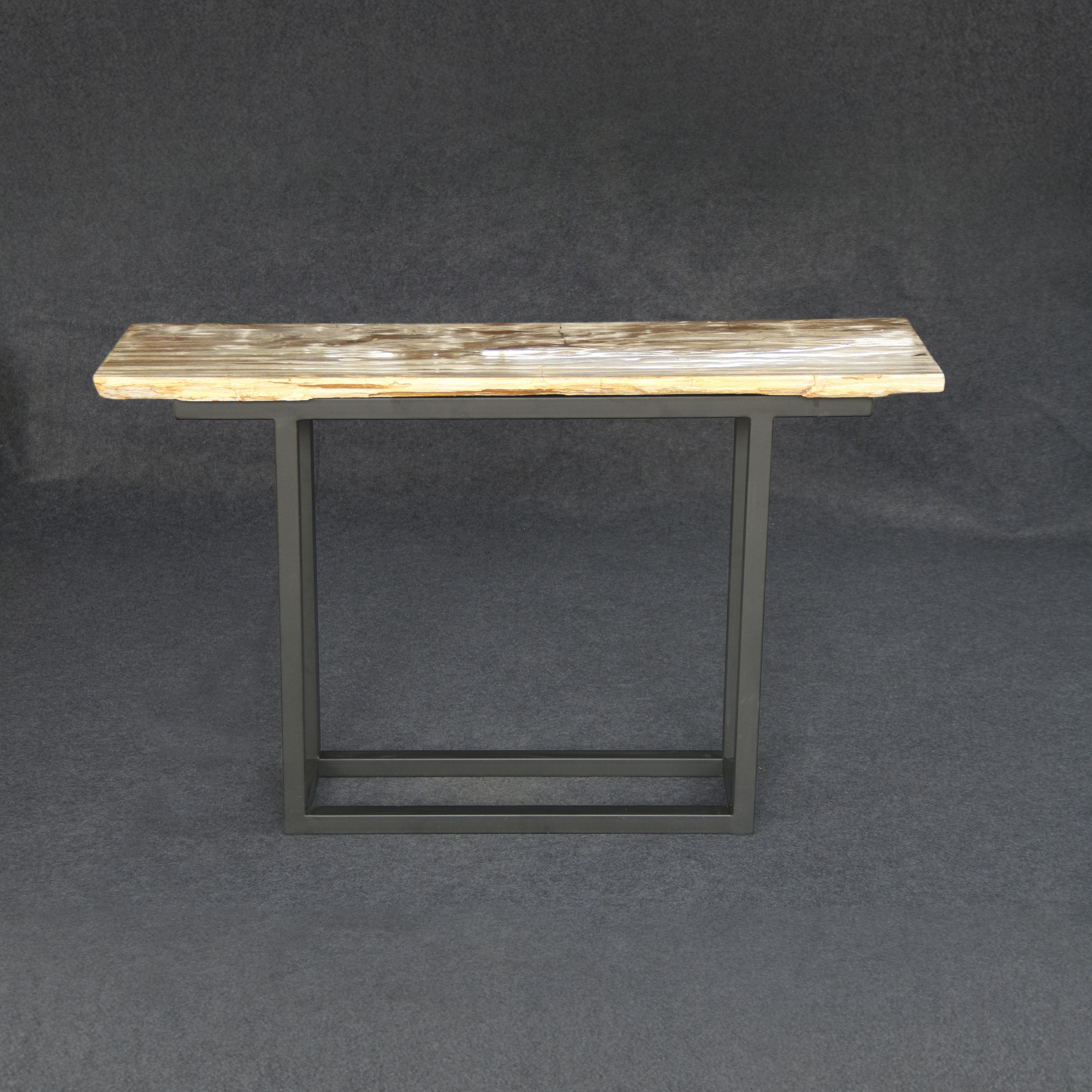 Kalifano Petrified Wood Petrified Wood Console Table 59" / 143 lbs PWR7400.003