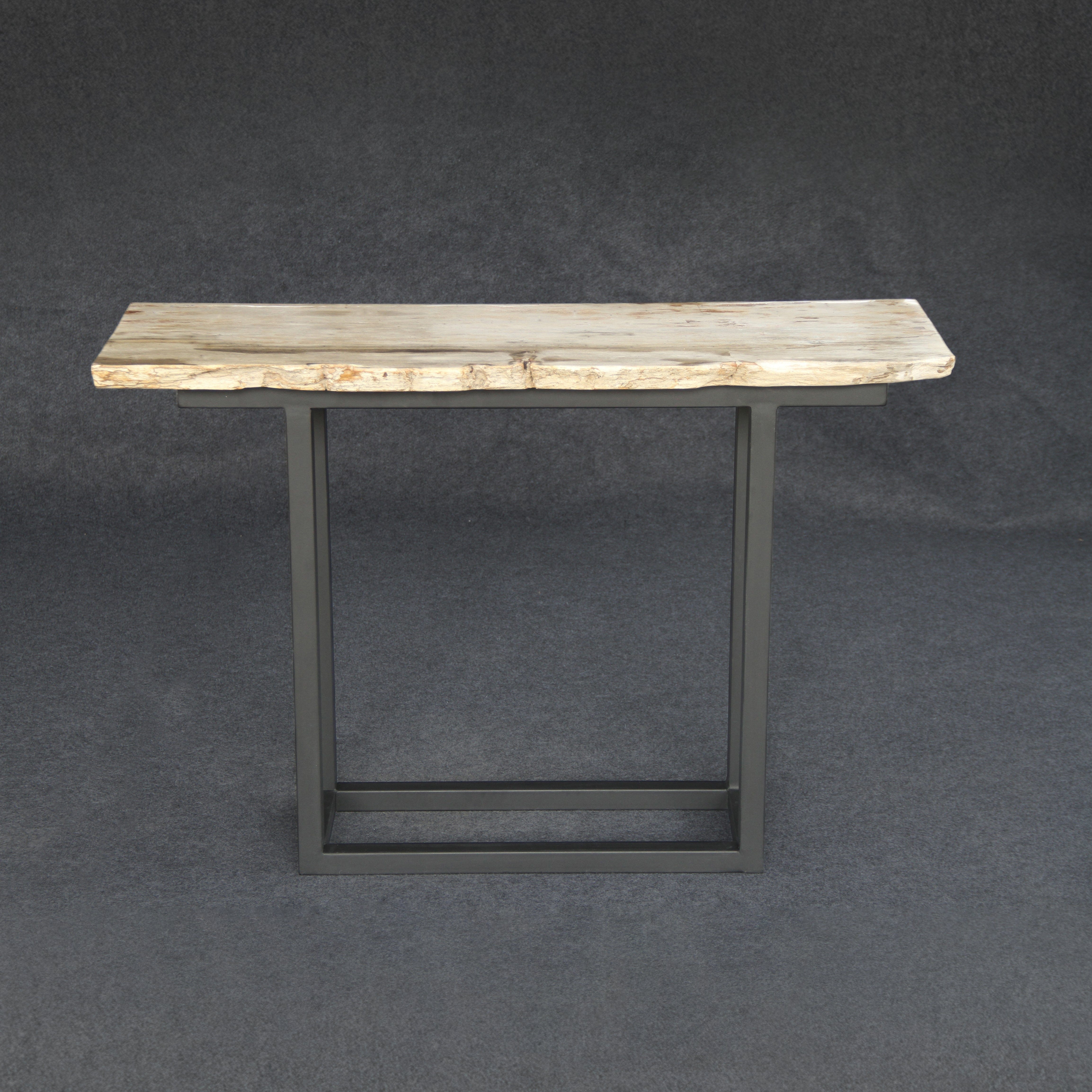 Kalifano Petrified Wood Petrified Wood Console Table 59" / 143 lbs PWR7400.004