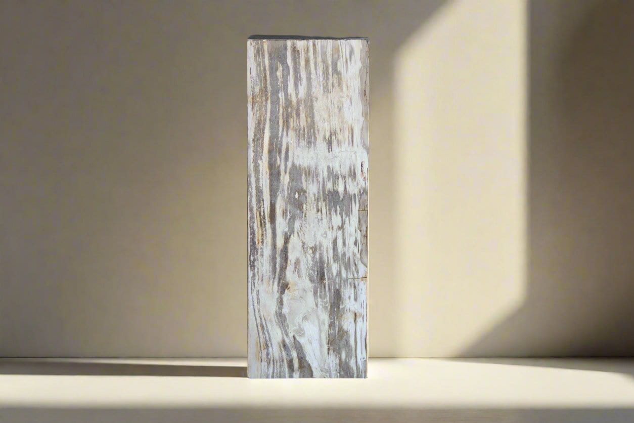Kalifano Petrified Wood Petrified Wood Hollow Square Padestal 39" / 176lbs PWP8000.041