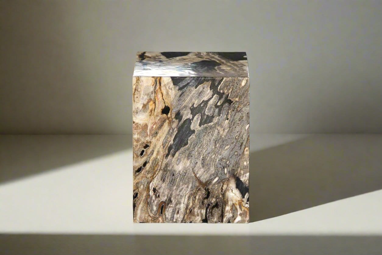 Kalifano Petrified Wood Petrified Wood Square Stump 12" / 191 lbs PWSS5400.002