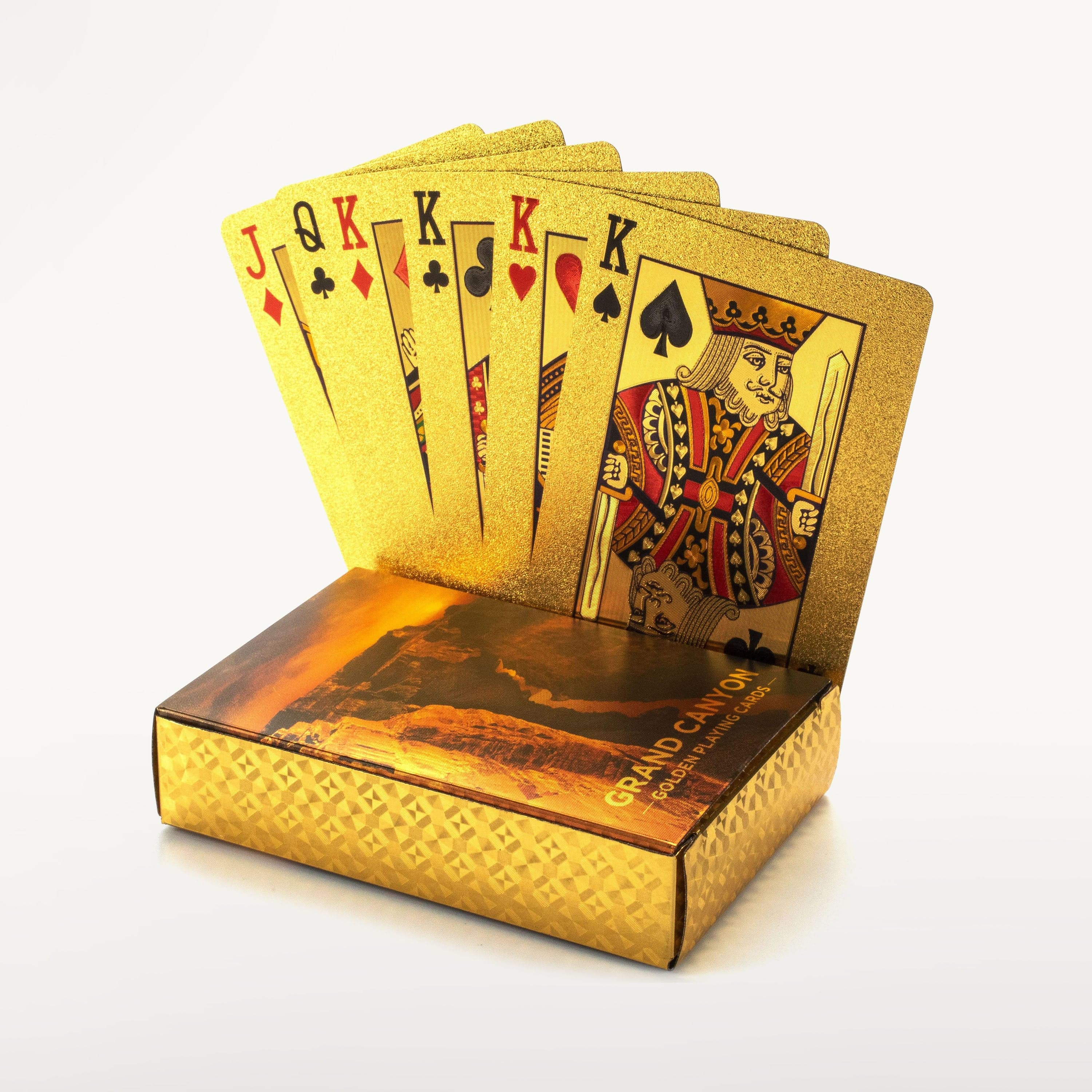 Kalifano Playing Cards Grand Canyon Gold Playing Cards GPC-GC