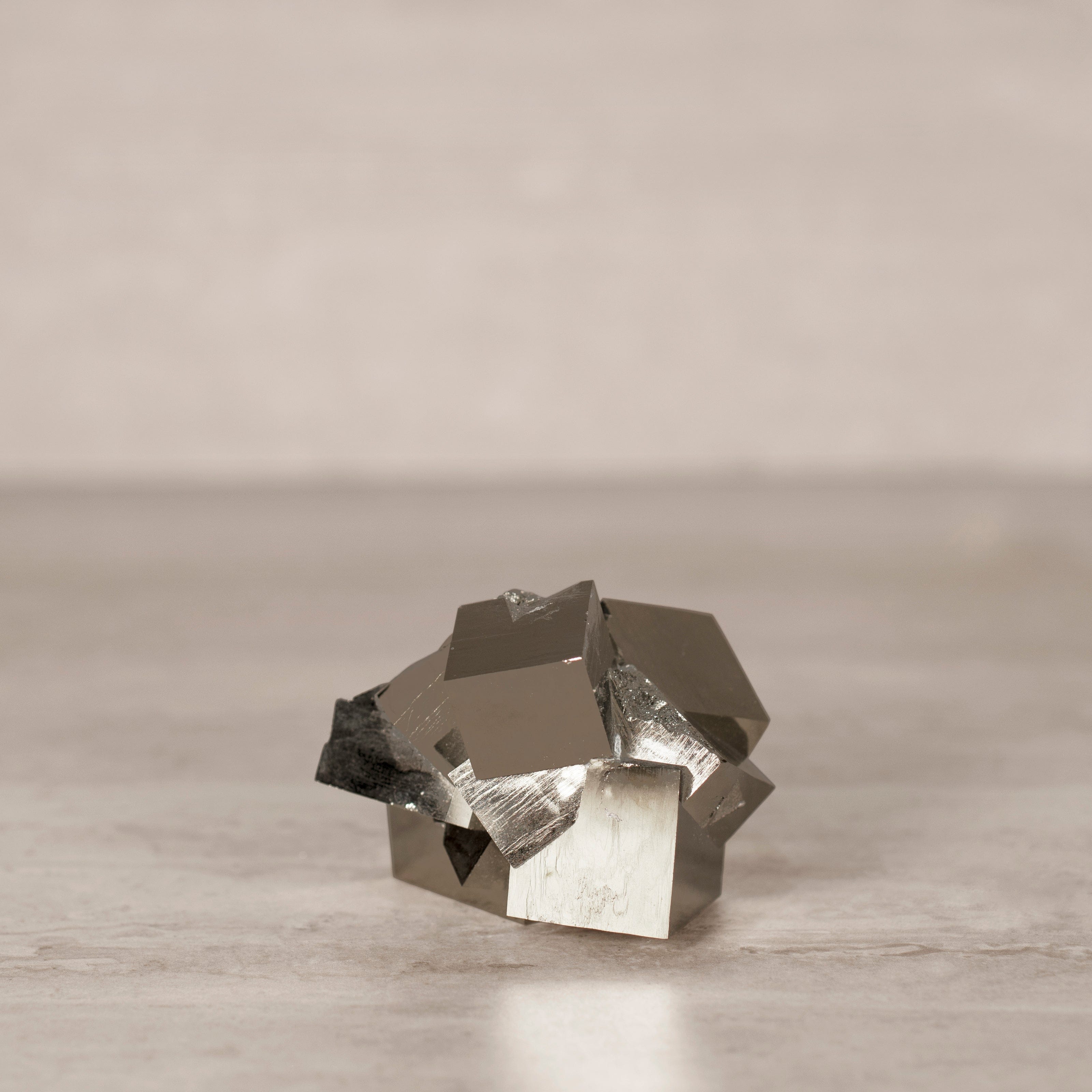 Kalifano Pyrite Natural Pyrite Cube Cluster from Spain - 3" / 415 grams SPC2500.001