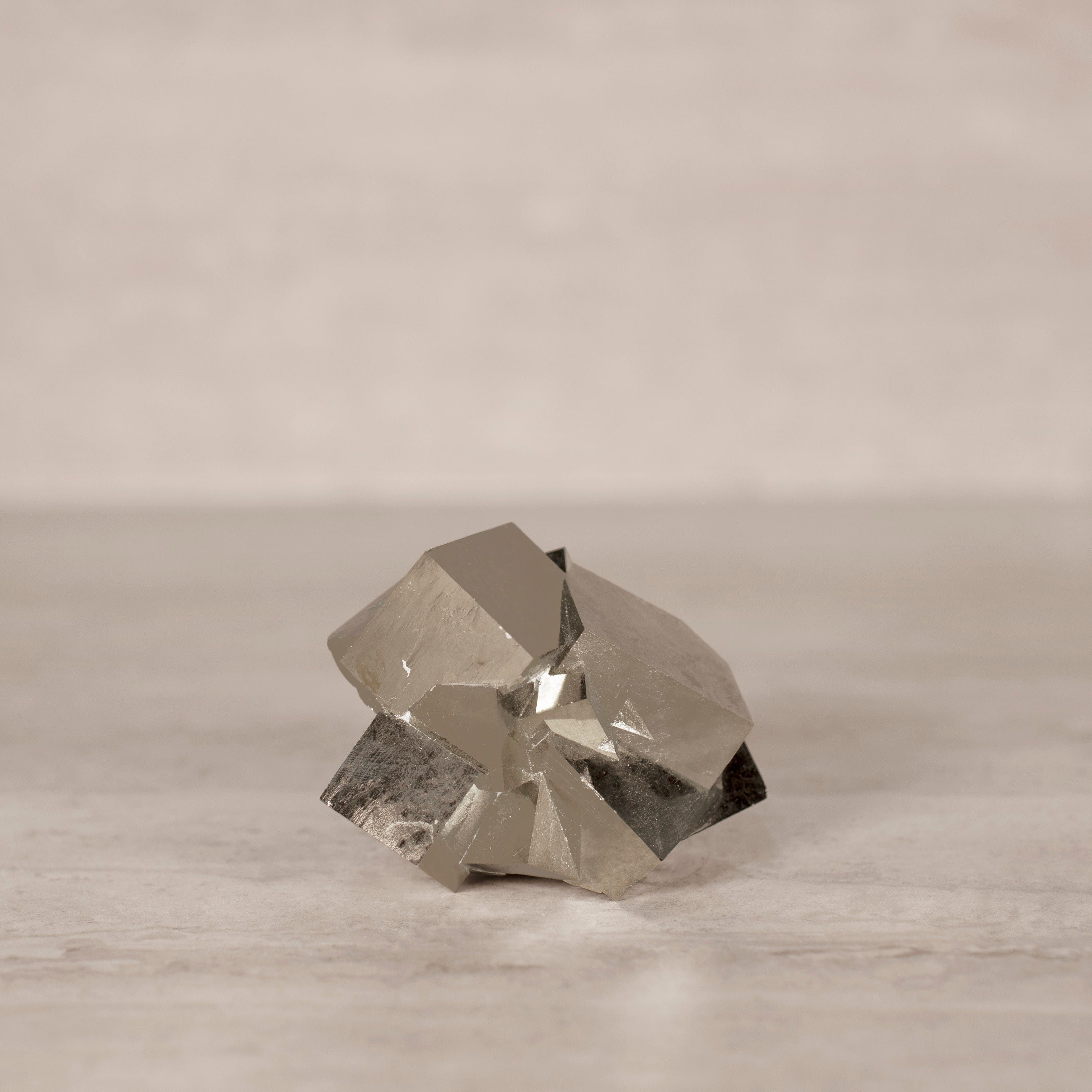 Kalifano Pyrite Natural Pyrite Cube Cluster from Spain - 3" / 415 grams SPC2500.001