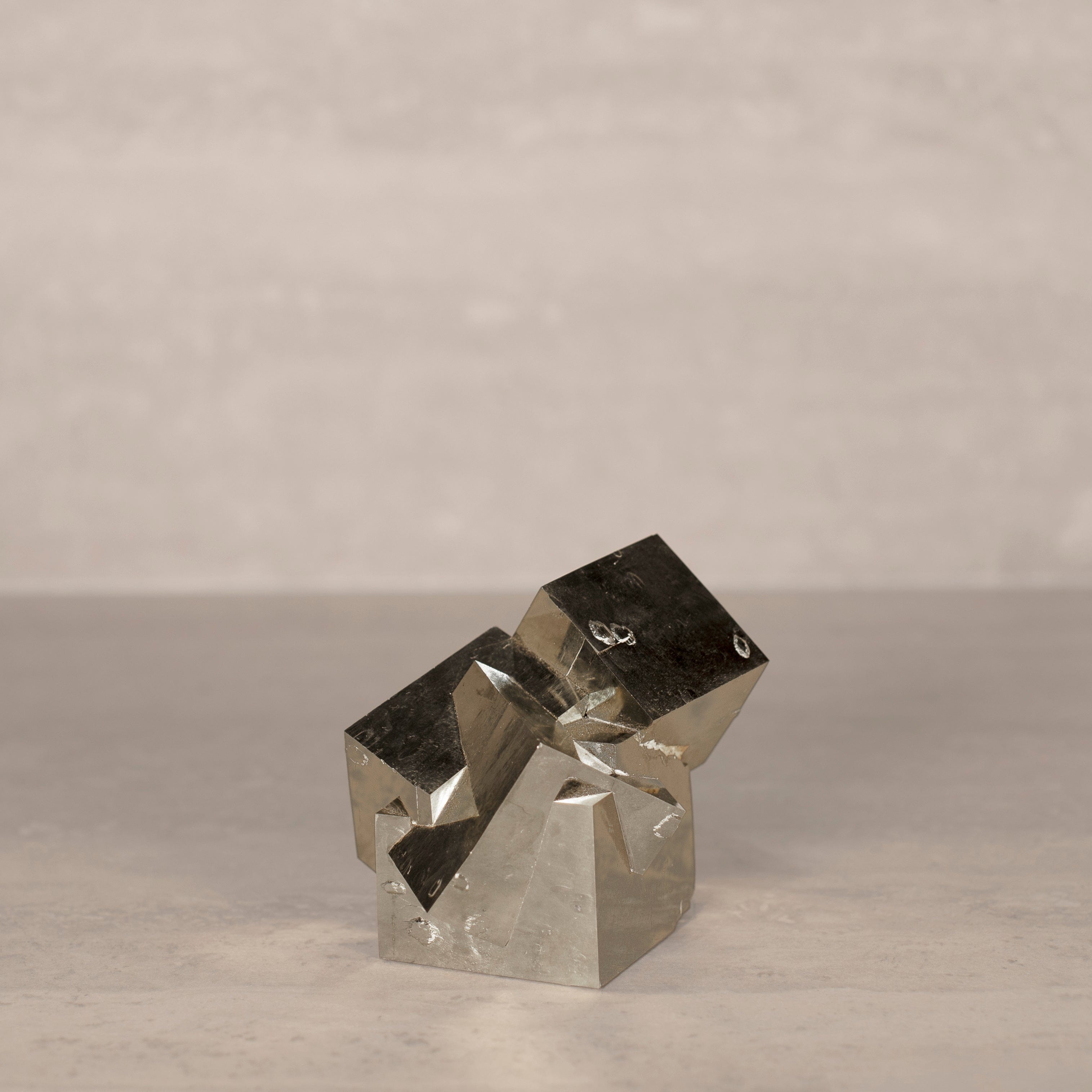 Kalifano Pyrite Natural Pyrite Cube Cluster from Spain - 3.5" / 755 grams SPC10000.001