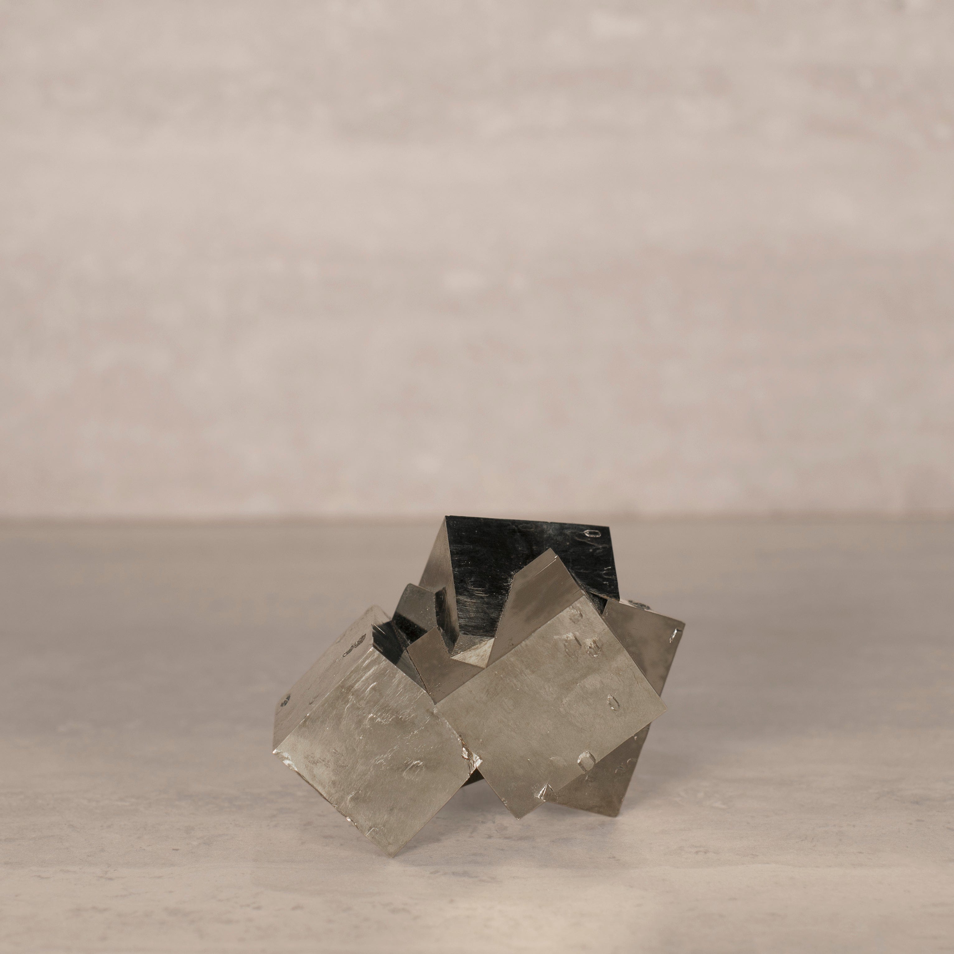 Kalifano Pyrite Natural Pyrite Cube Cluster from Spain - 3.5" / 755 grams SPC10000.001
