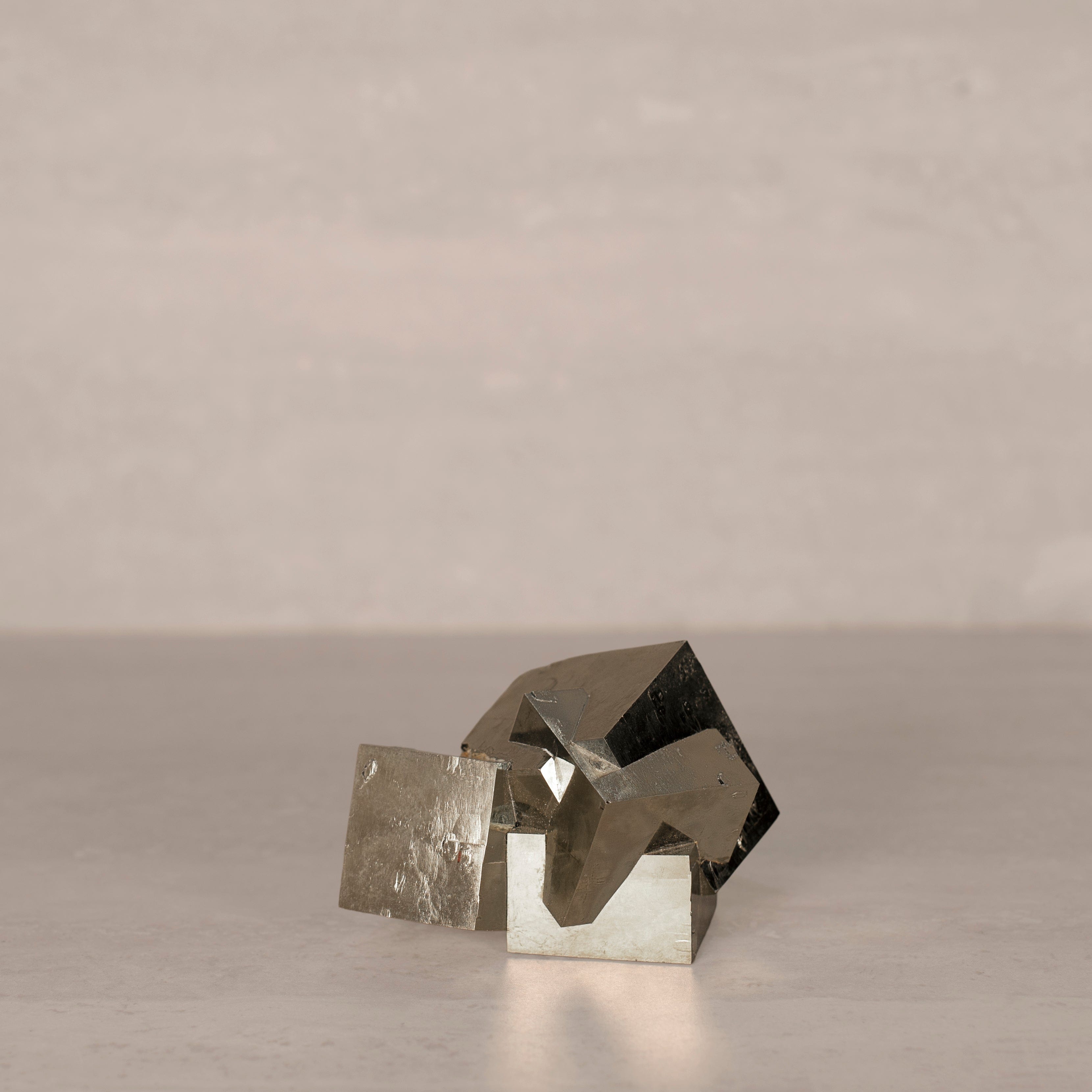 Kalifano Pyrite Natural Pyrite Cube Cluster from Spain - 3.5" / 755 grams SPC10000.001