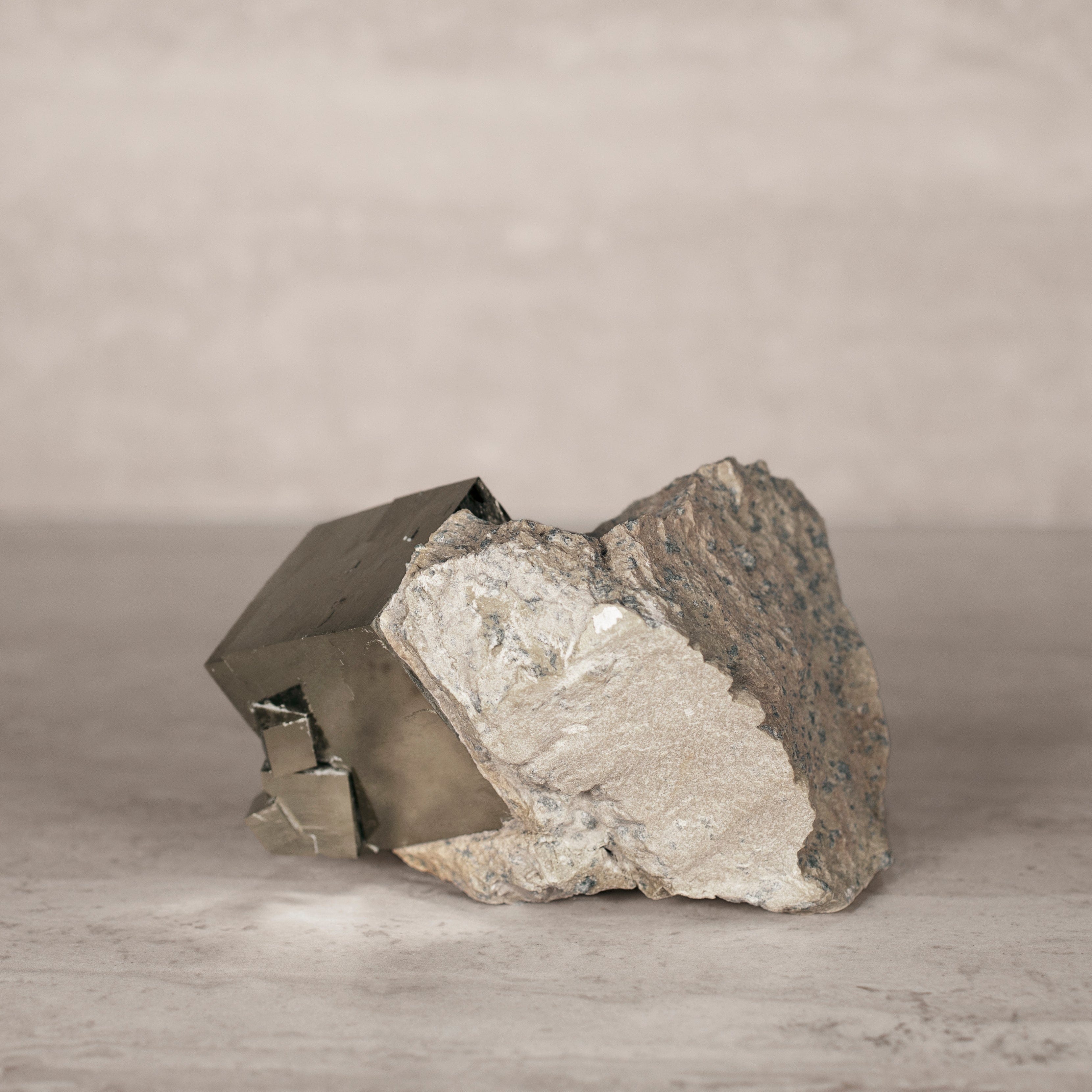Kalifano Pyrite Natural Pyrite Cube Cluster in Matrix from Spain - 5" / 1,195 grams SPC7000.001