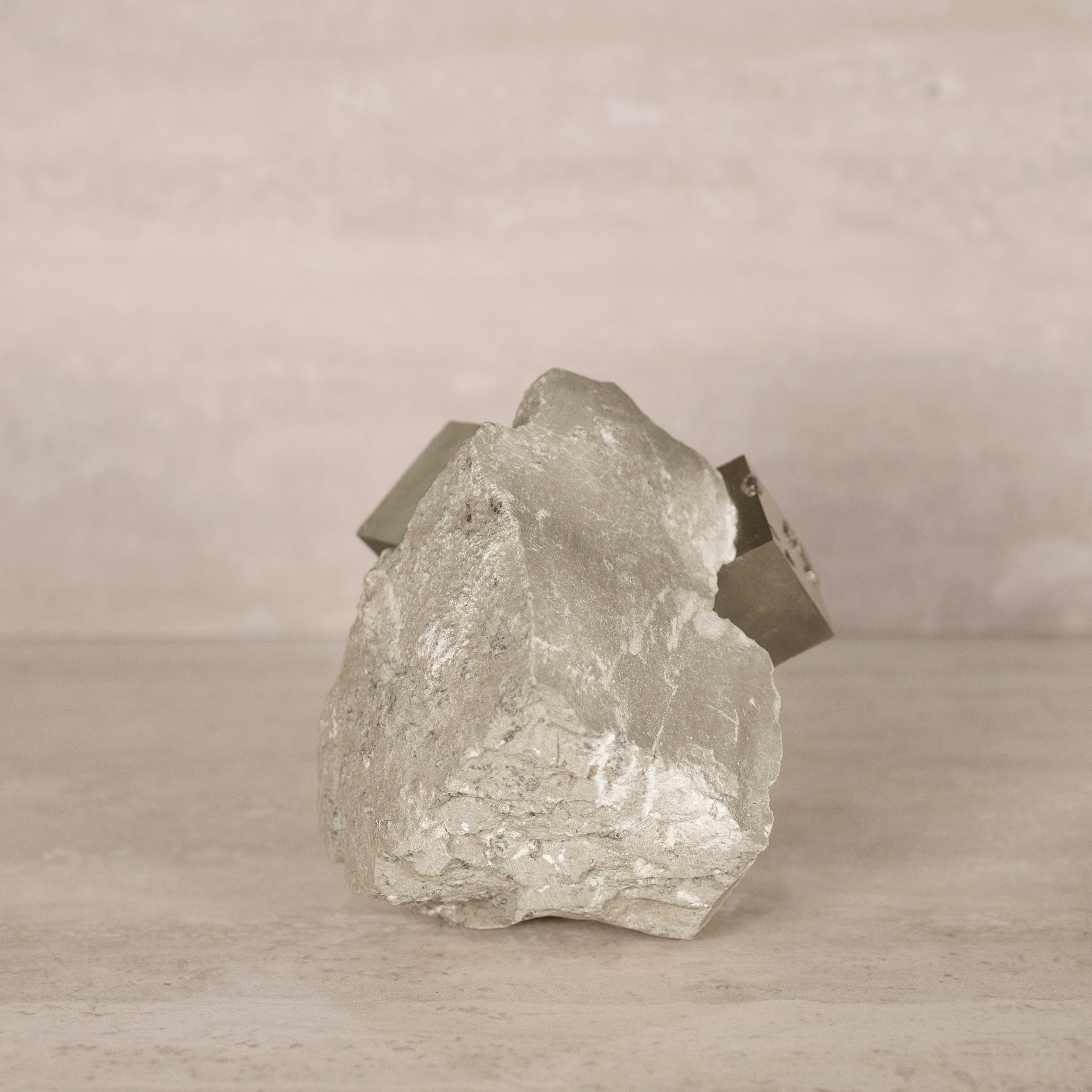 Kalifano Pyrite Natural Pyrite Cube Cluster in Matrix from Spain - 5.5" / 4 lbs SPC6000.002