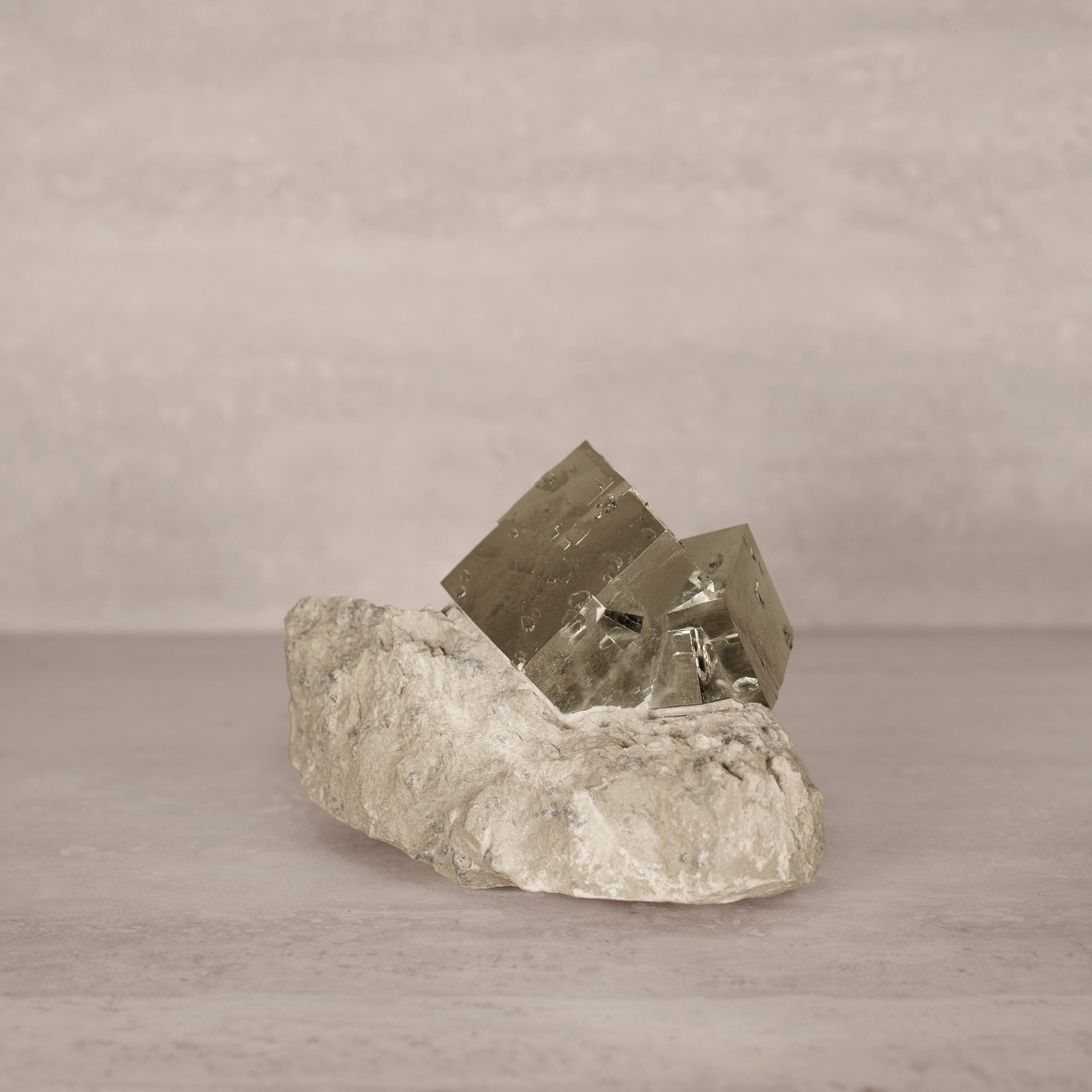 Kalifano Pyrite Natural Pyrite Cube Cluster in Matrix from Spain - 6.5" / 1,685 grams SPC9000.001