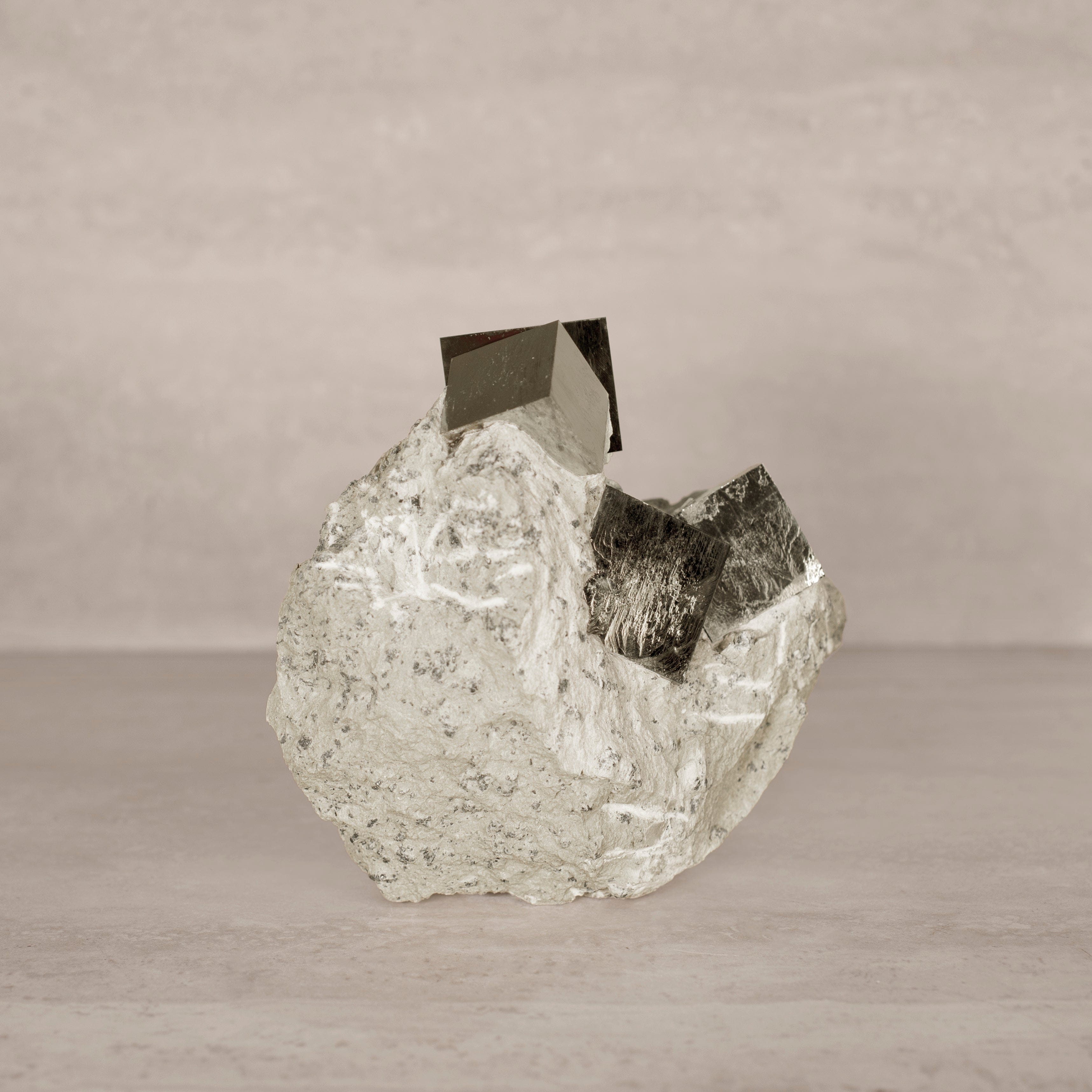 Kalifano Pyrite Natural Pyrite Cube Cluster in Matrix from Spain - 6.5" / 5 lbs SPC6000.001