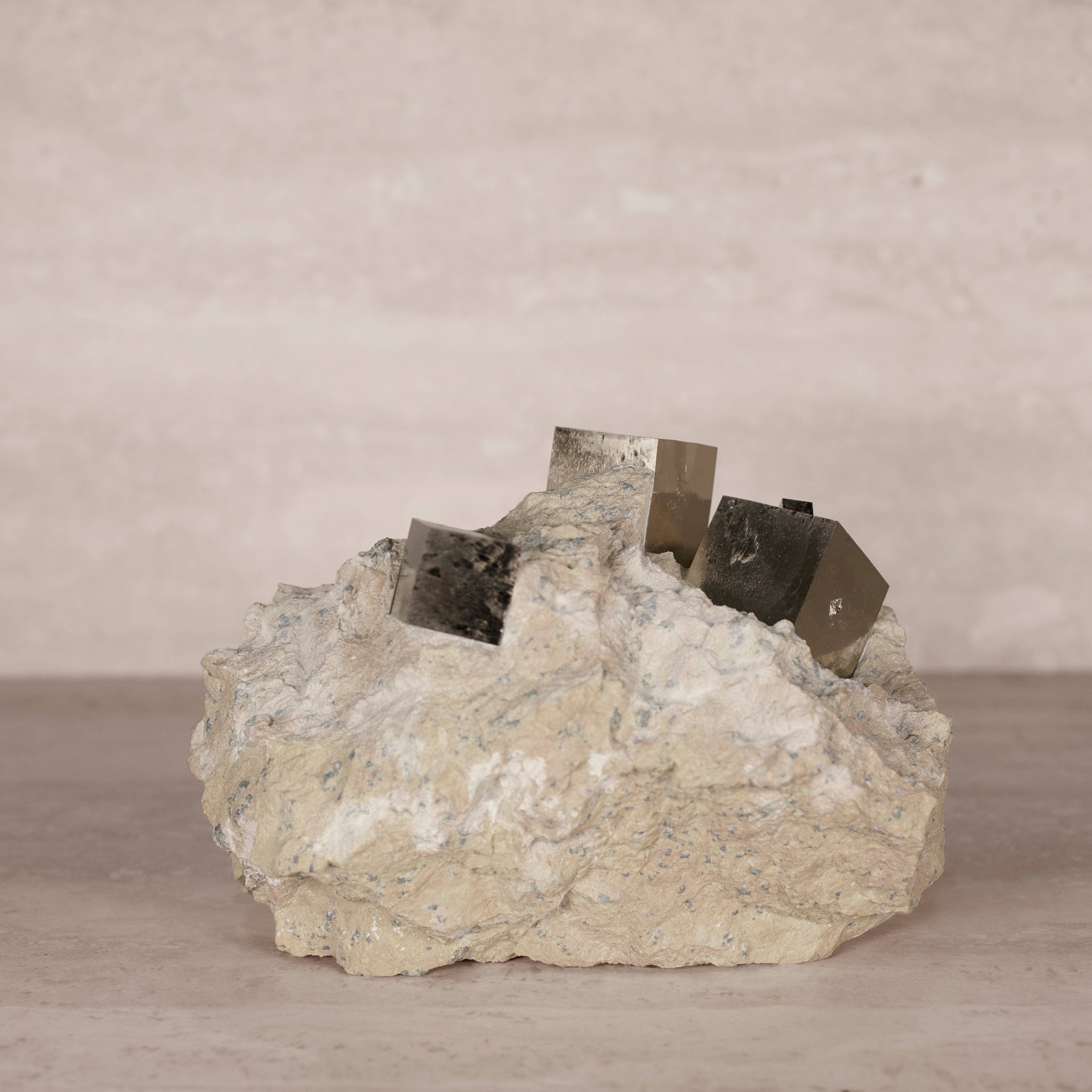 Kalifano Pyrite Natural Pyrite Cube Cluster in Matrix from Spain - 8" / 8 lbs SPC8000.002