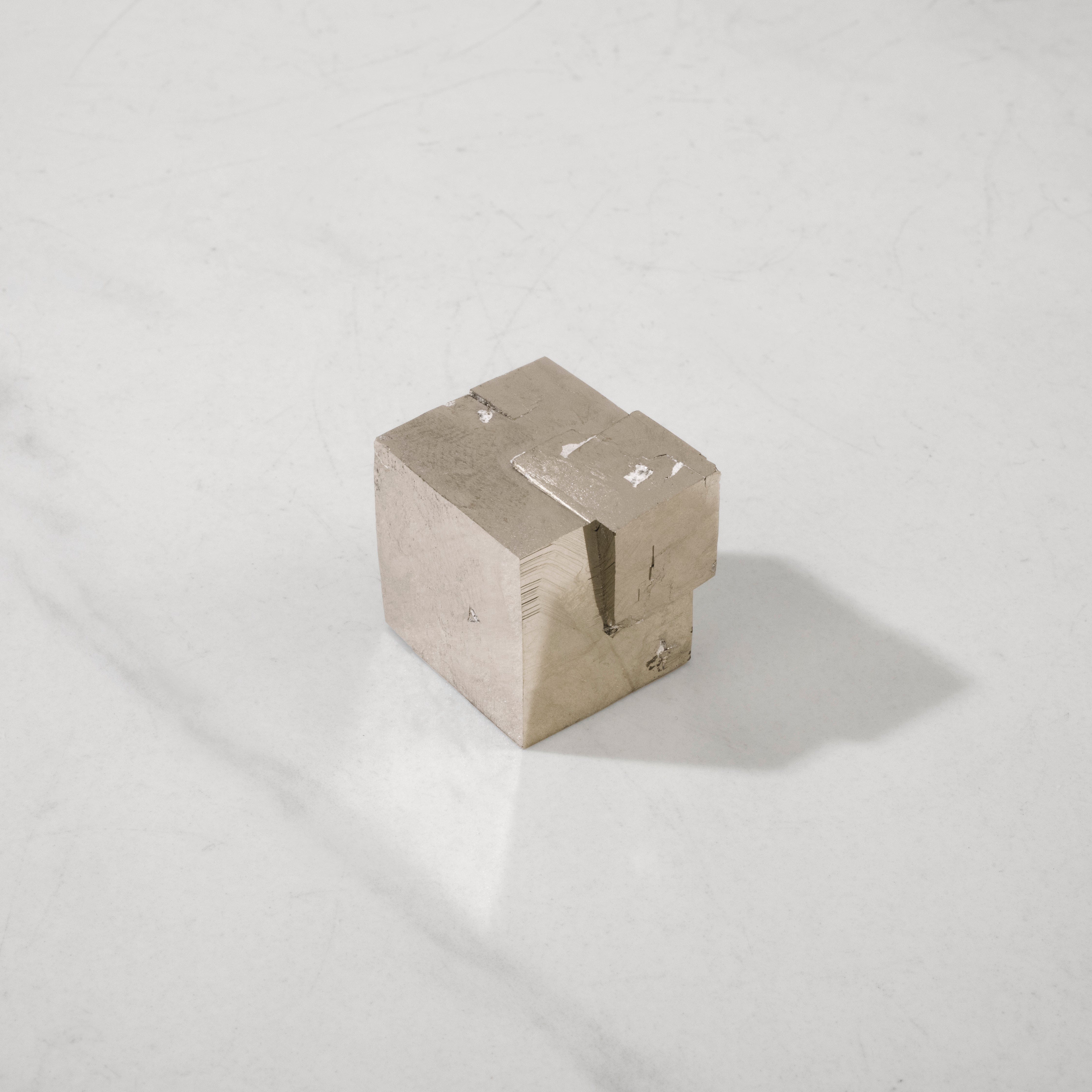 Kalifano Pyrite Natural Pyrite Cube from Spain - 1" / 70 grams SPC200