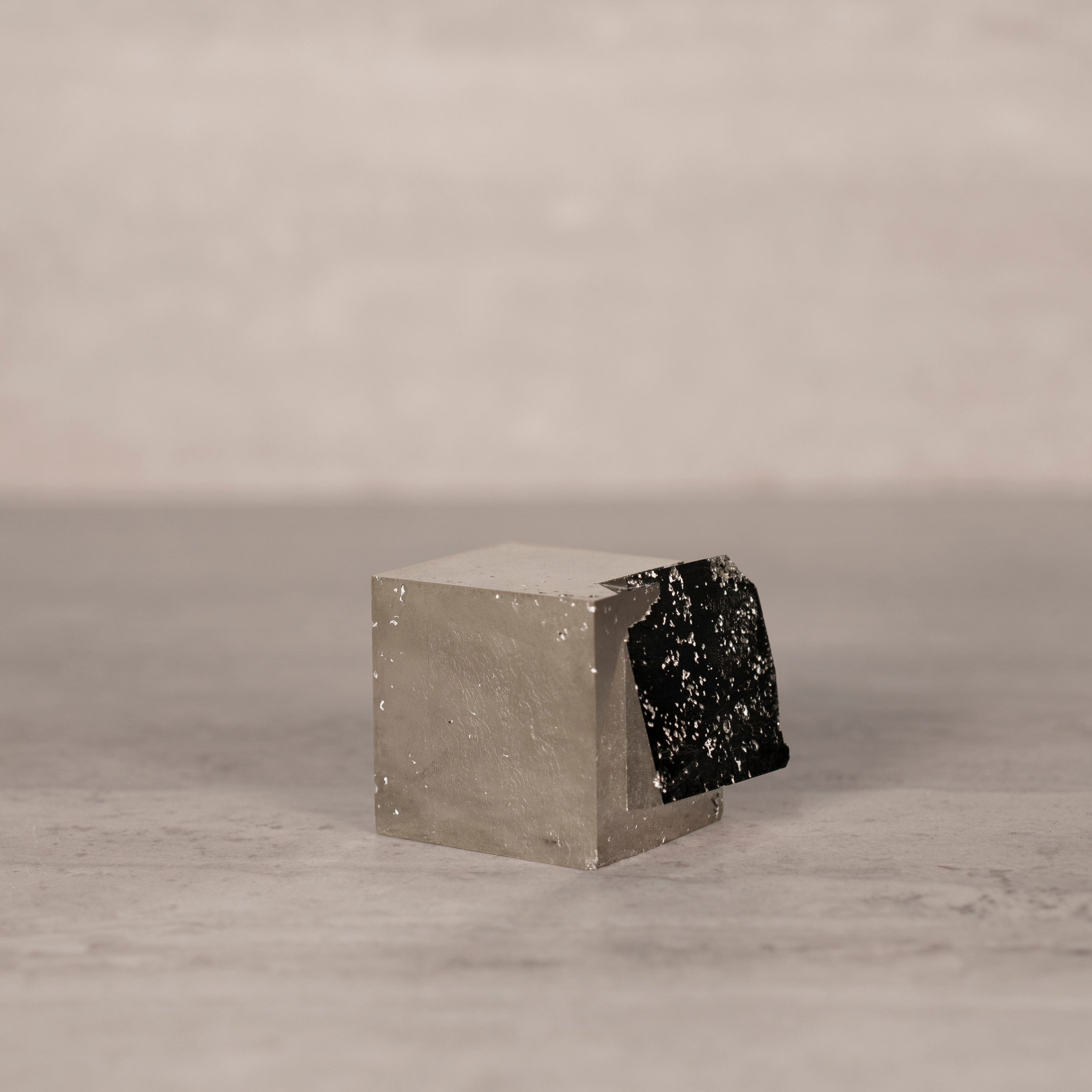 Kalifano Pyrite Natural Pyrite Cube from Spain - 2.25" / 440 grams SPC800.001