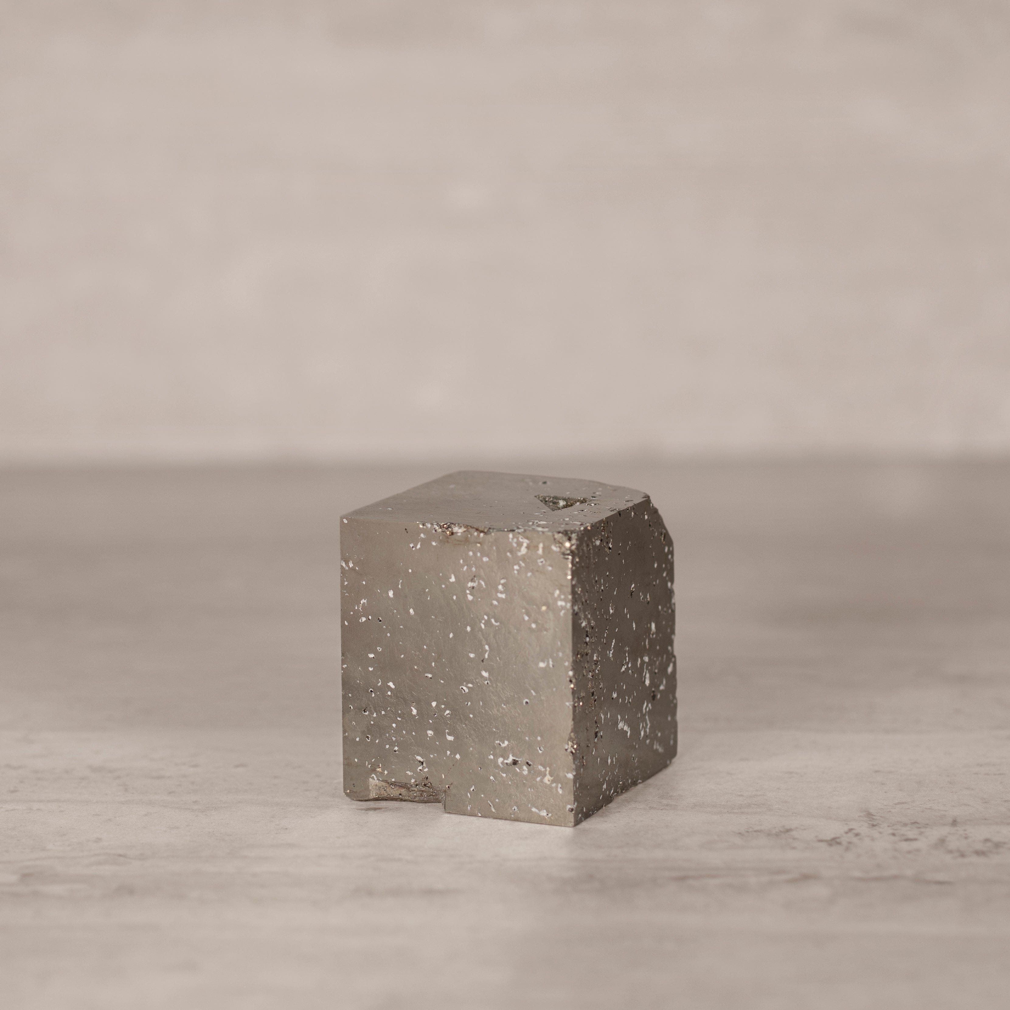 Kalifano Pyrite Natural Pyrite Cube from Spain - 2" / 515 grams SPC700.001