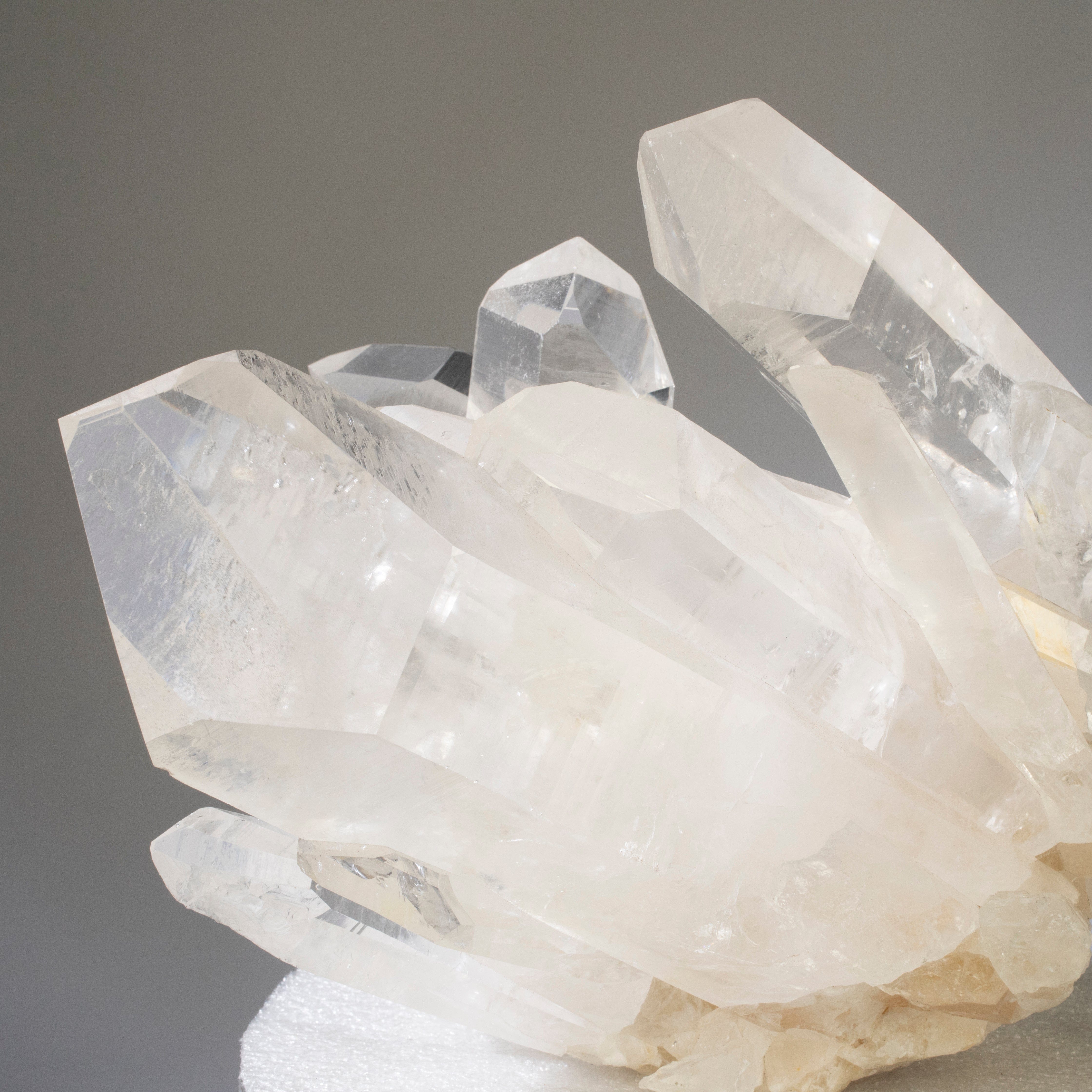 Kalifano Quartz Lemurian Quartz Cluster from Brazil - 12" / 20 lbs QC19200.001