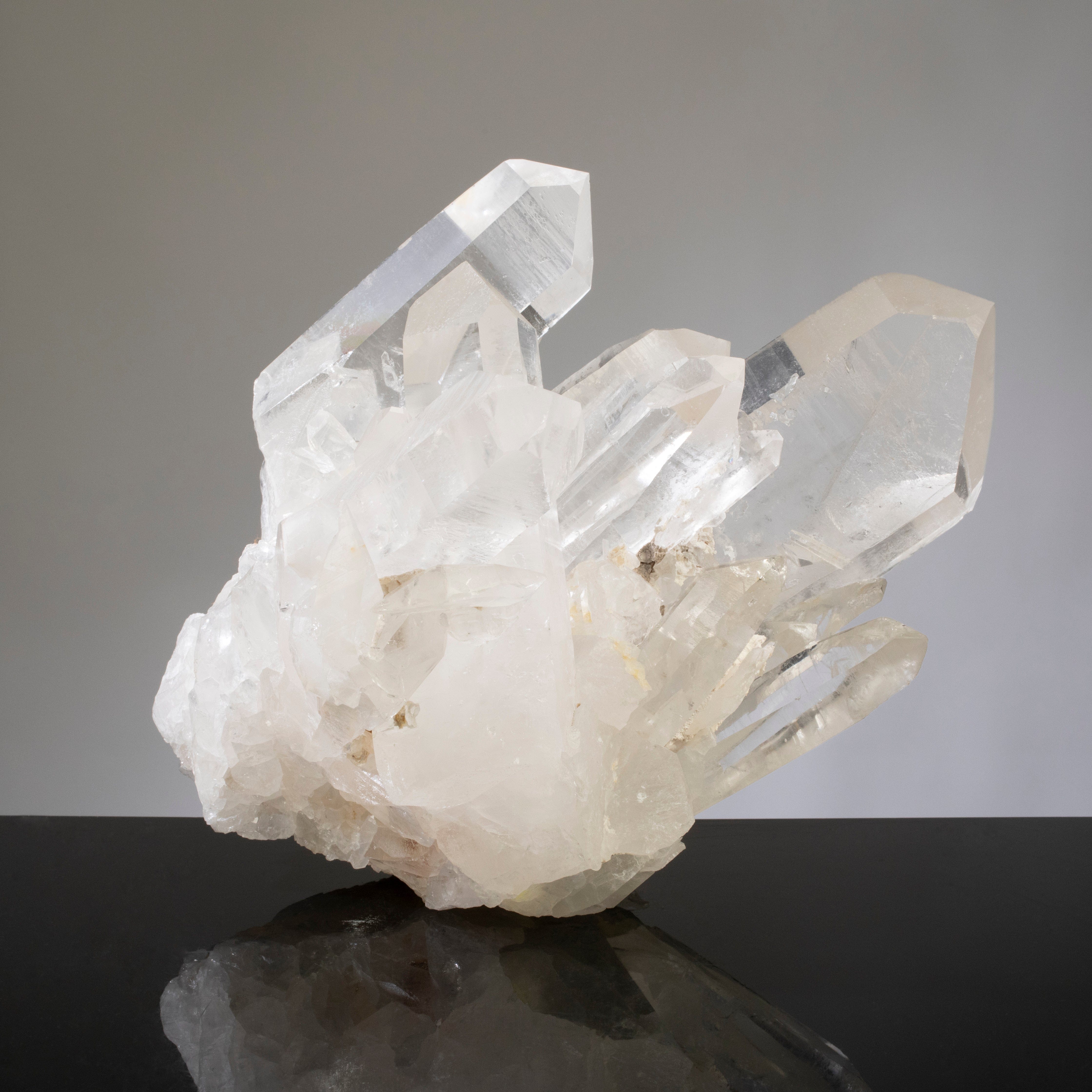Kalifano Quartz Lemurian Quartz Cluster from Brazil - 12" / 20 lbs QC19200.001