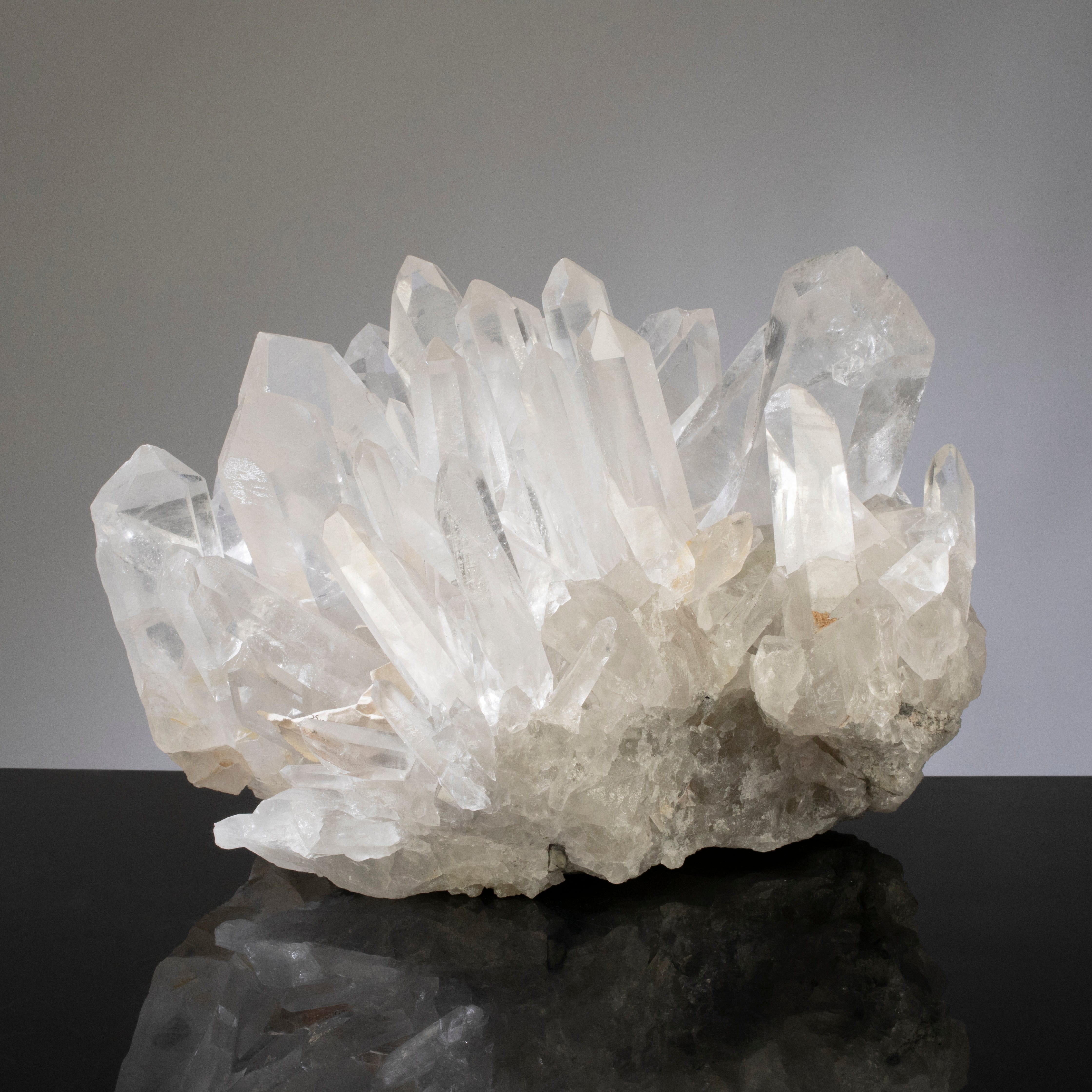 Kalifano Quartz Lemurian Quartz Cluster from Brazil - 15" / 20 lbs QC18000.004