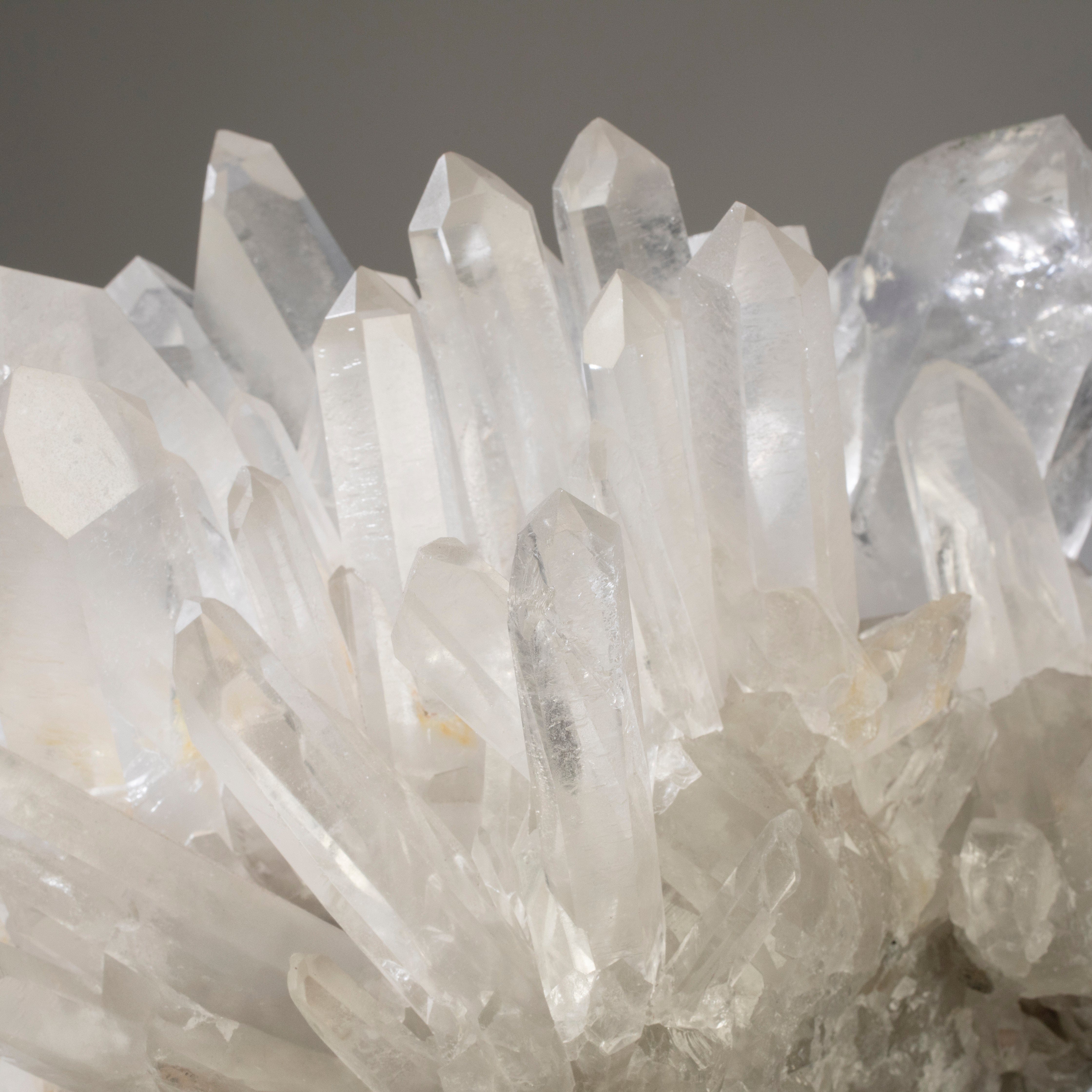 Kalifano Quartz Lemurian Quartz Cluster from Brazil - 15" / 20 lbs QC18000.004