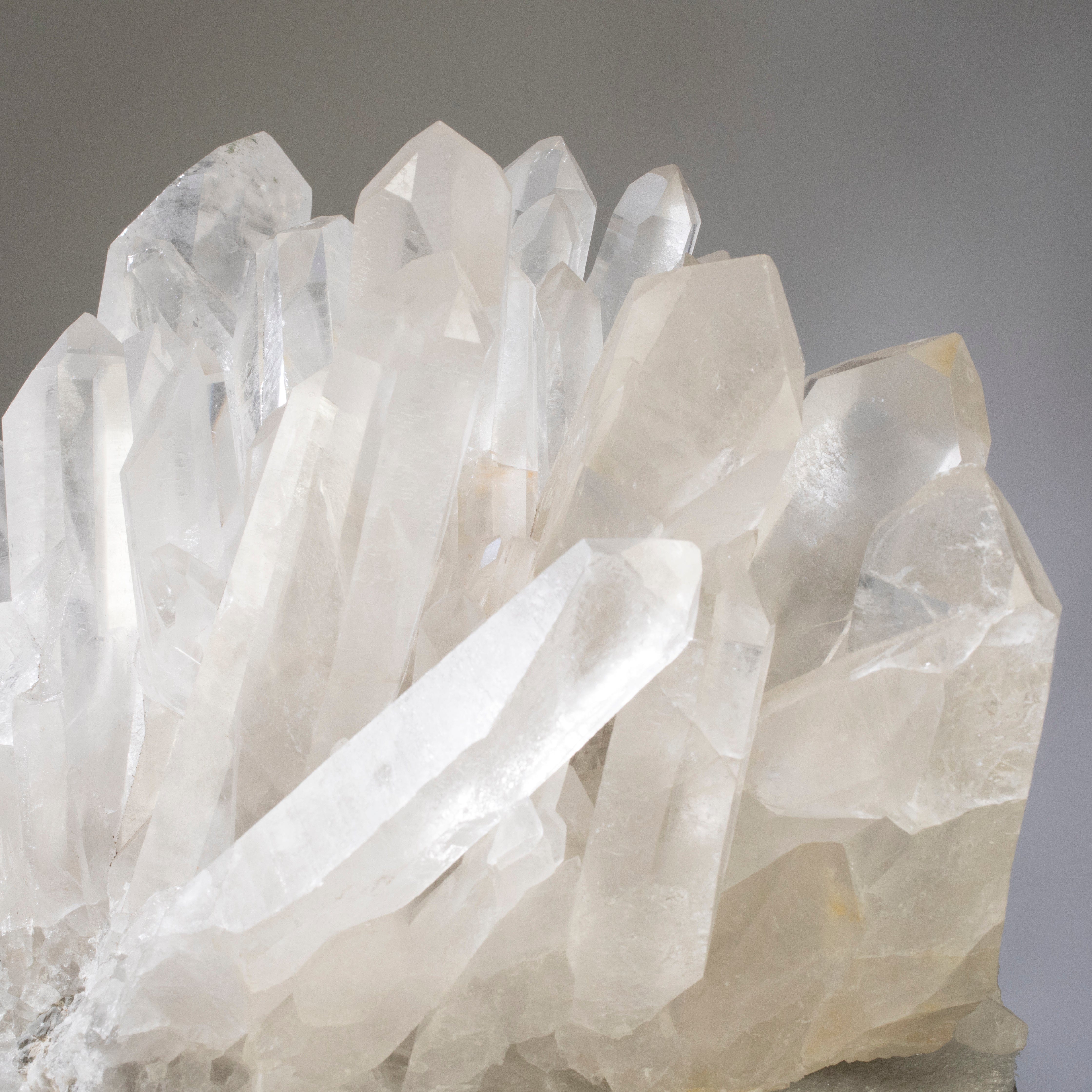 Kalifano Quartz Lemurian Quartz Cluster from Brazil - 15" / 20 lbs QC18000.004