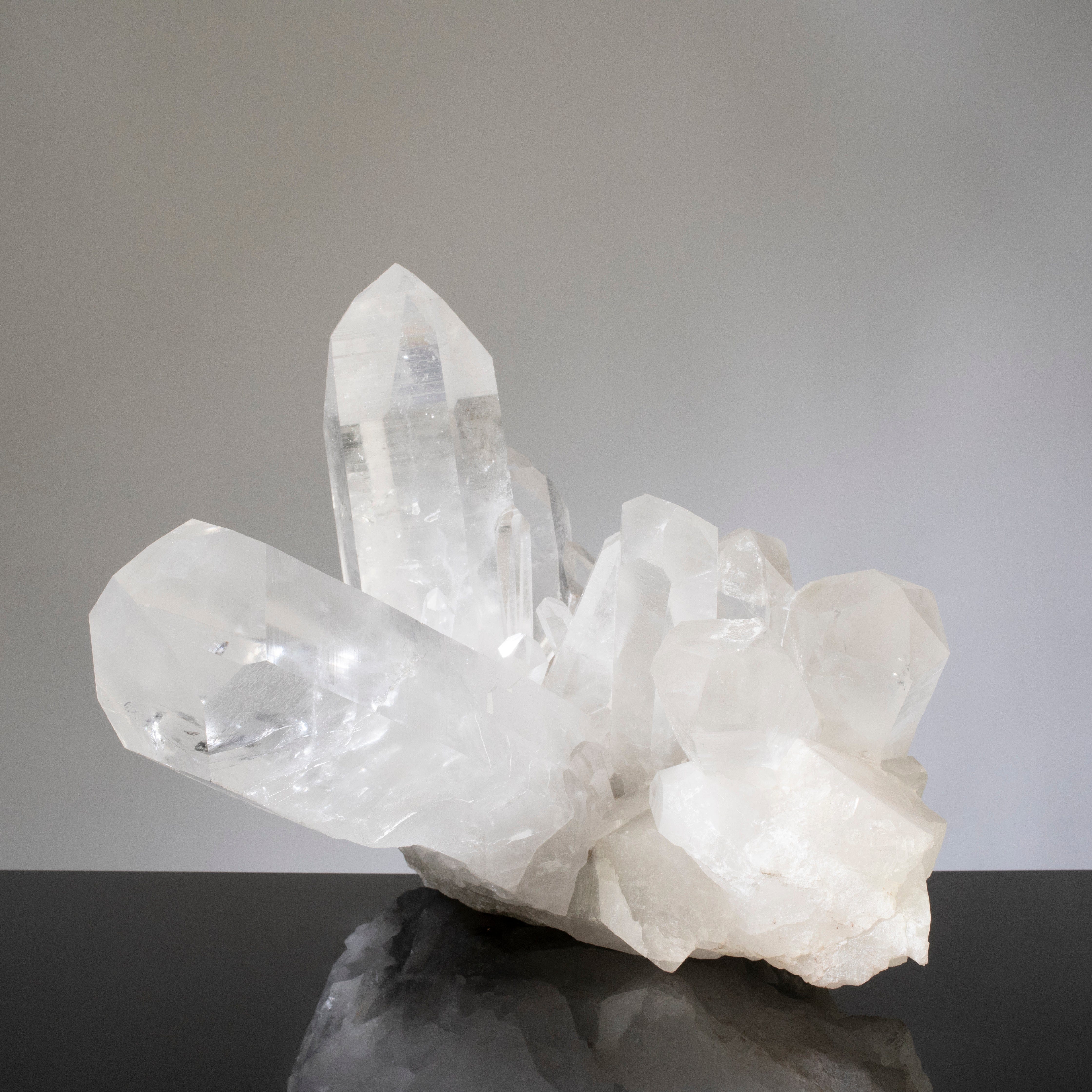 Kalifano Quartz Lemurian Quartz Cluster from Brazil - 15" / 24 lbs QC18000.003