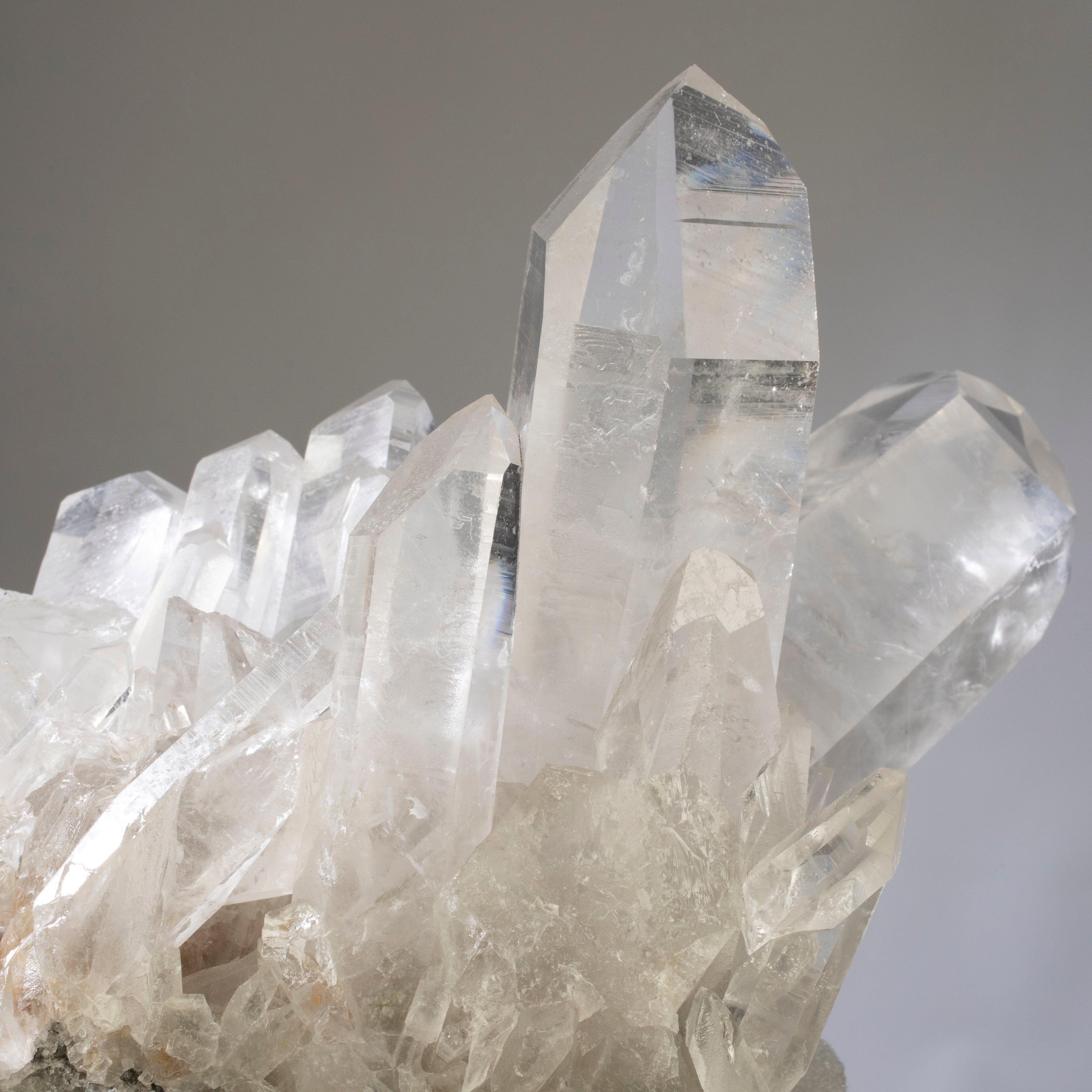 Kalifano Quartz Lemurian Quartz Cluster from Brazil - 15" / 24 lbs QC18000.003