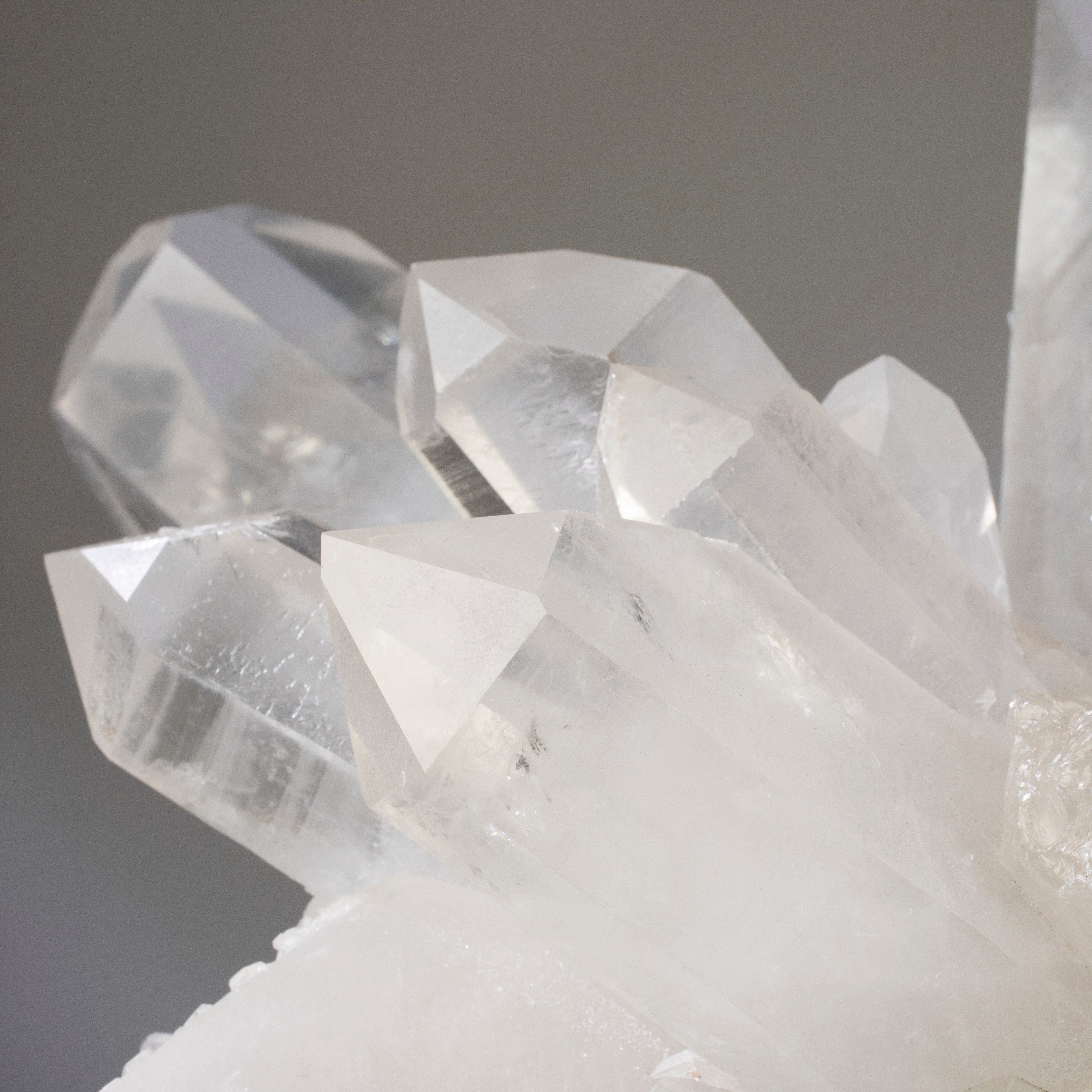 Kalifano Quartz Lemurian Quartz Cluster from Brazil - 15" / 24 lbs QC18000.003
