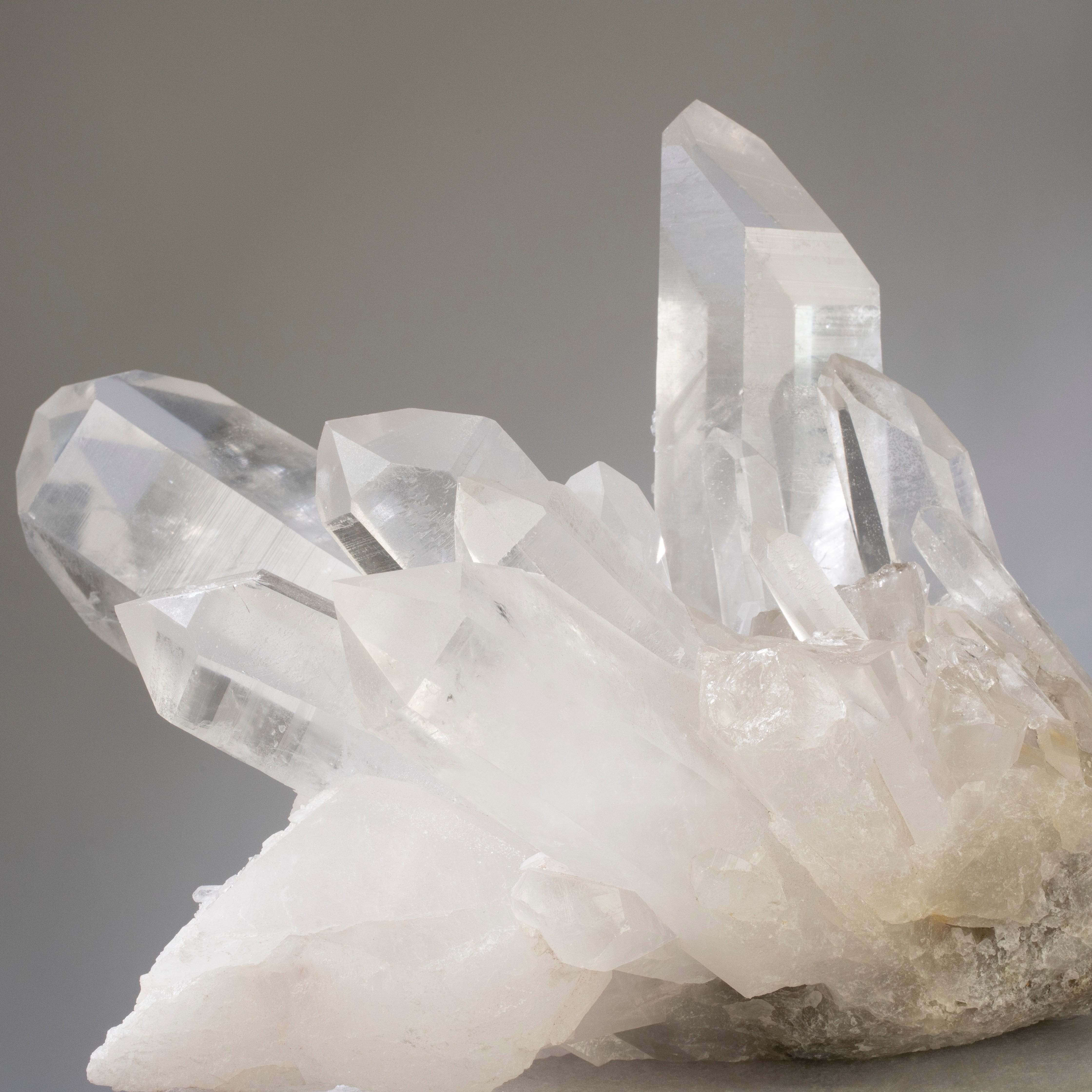 Kalifano Quartz Lemurian Quartz Cluster from Brazil - 15" / 24 lbs QC18000.003