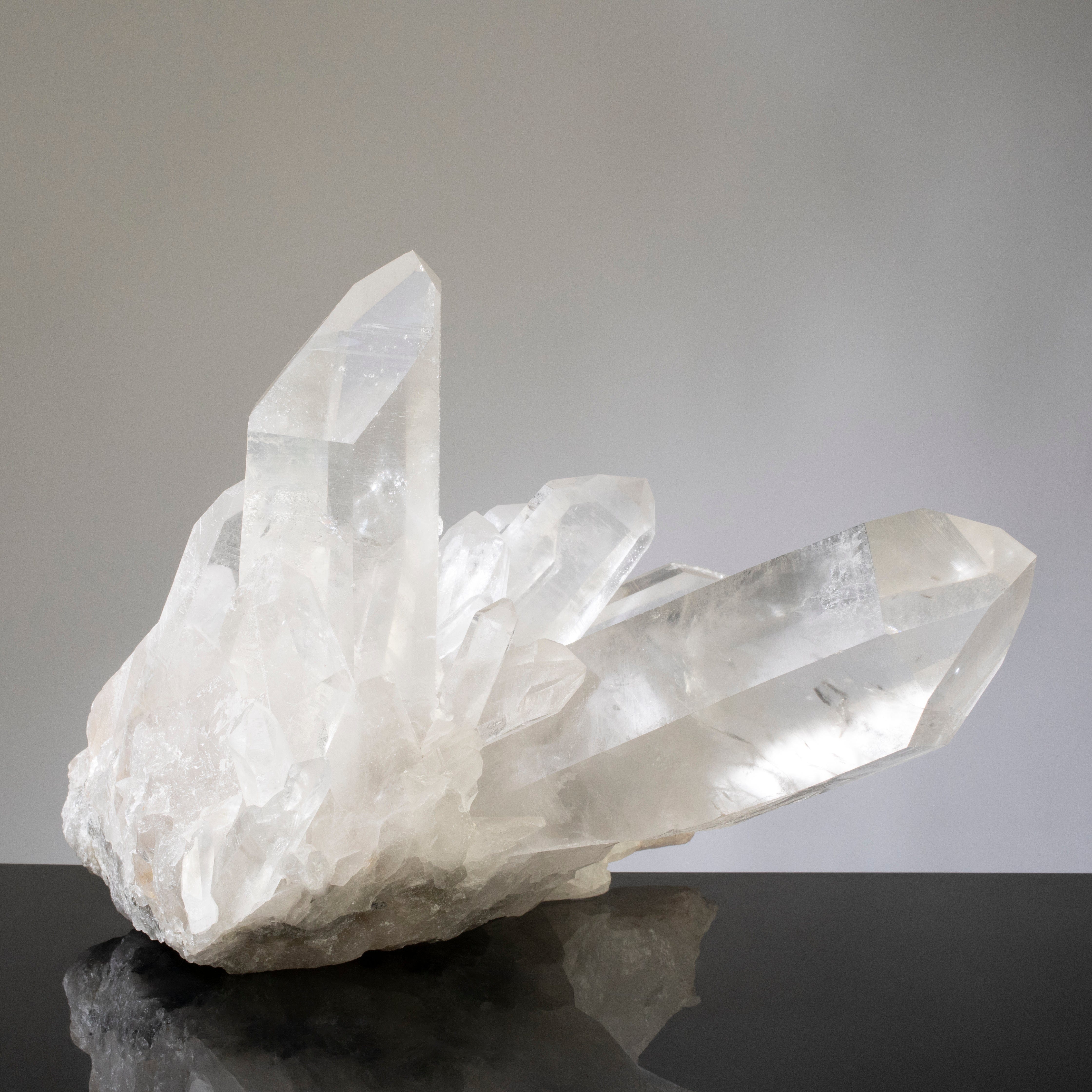 Kalifano Quartz Lemurian Quartz Cluster from Brazil - 15" / 24 lbs QC18000.003