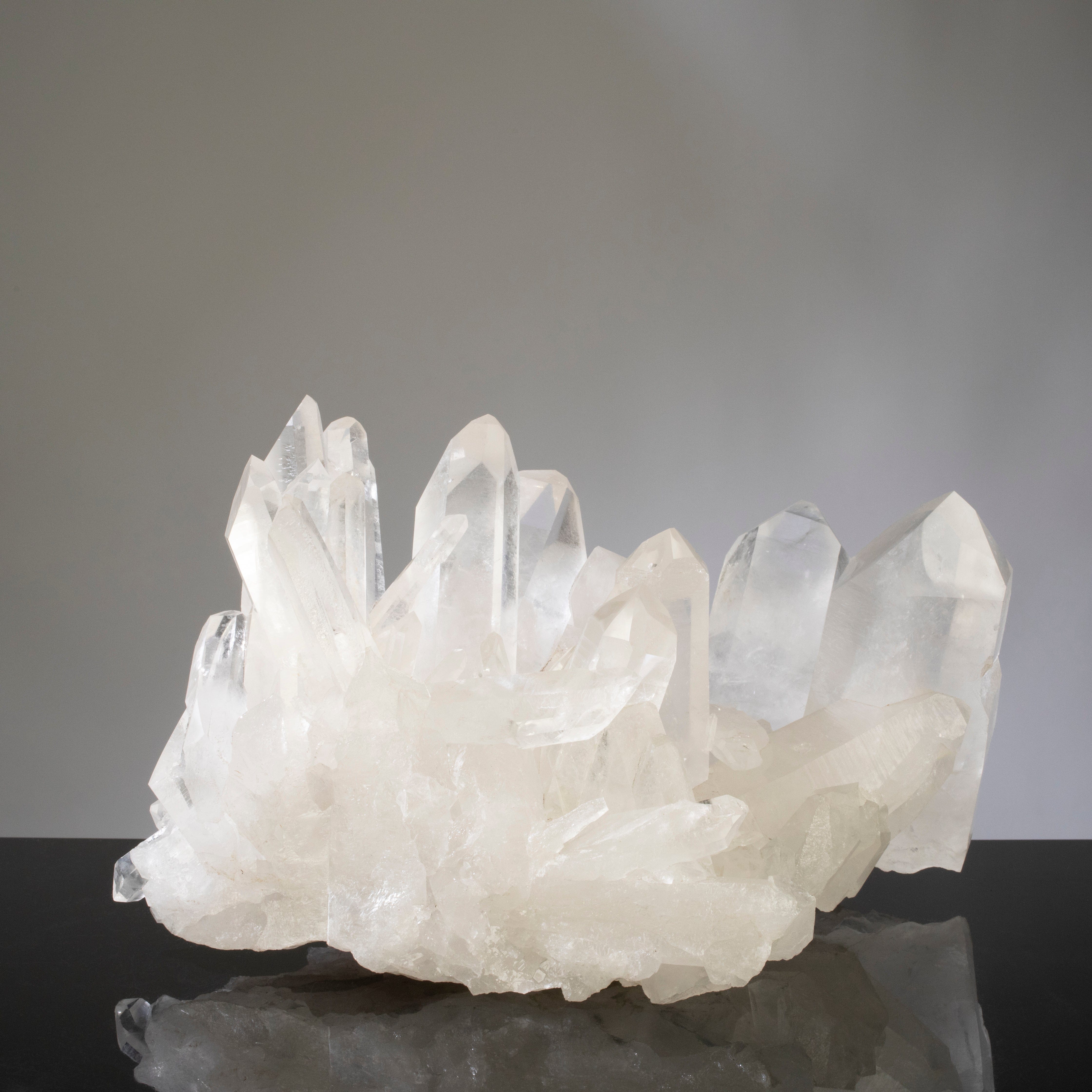 Kalifano Quartz Lemurian Quartz Cluster from Brazil - 17" / 39 lbs QC36000.005