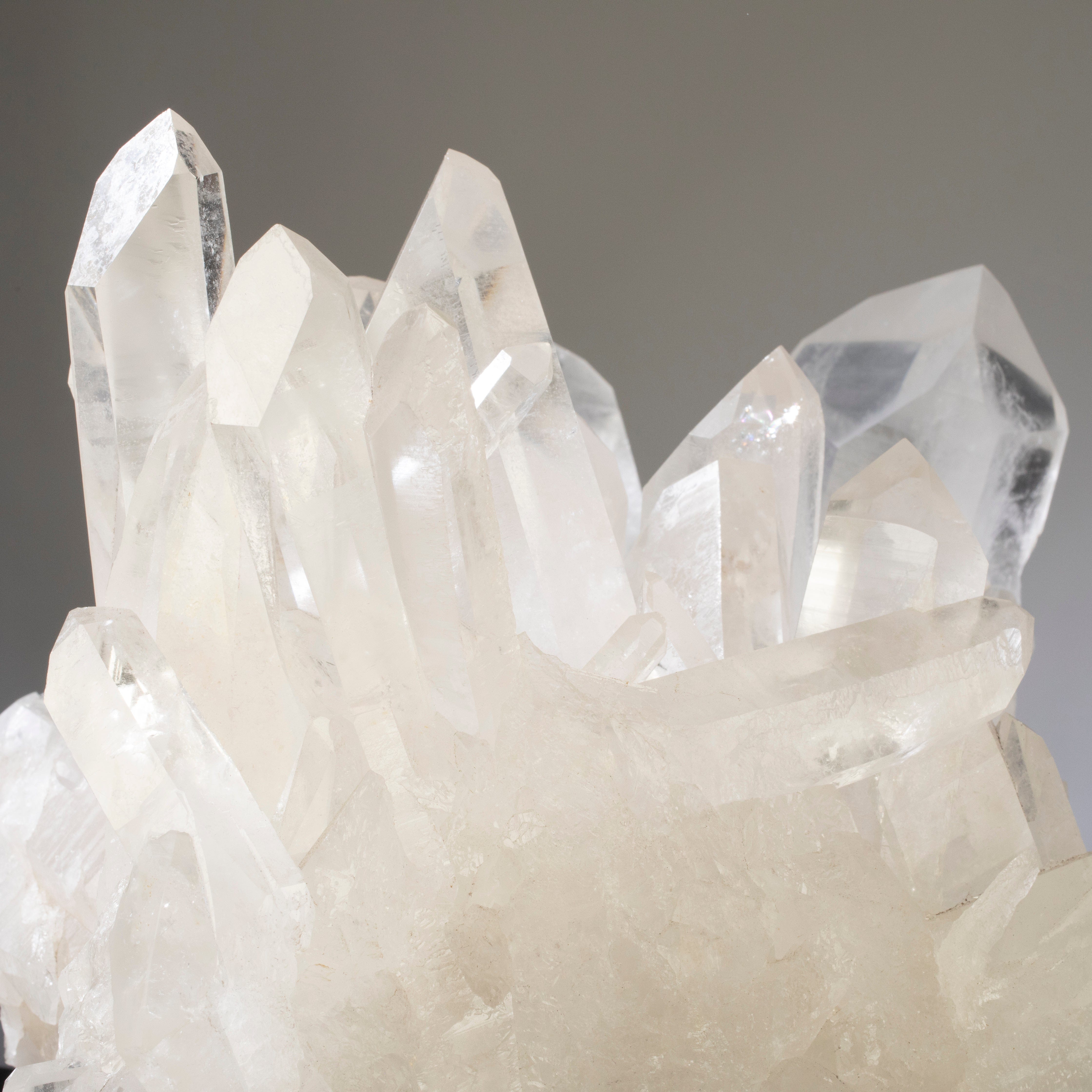 Kalifano Quartz Lemurian Quartz Cluster from Brazil - 17" / 39 lbs QC36000.005