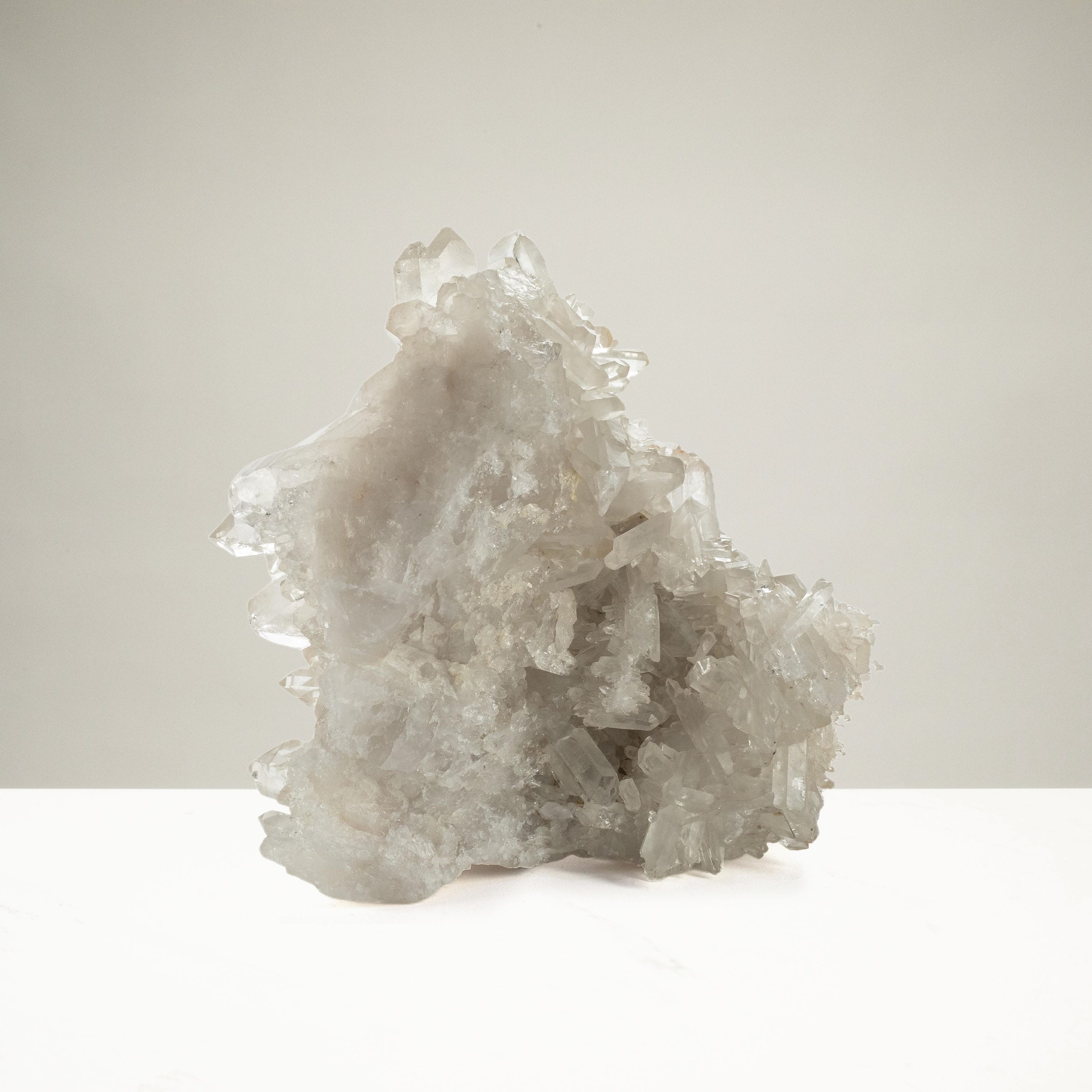 Kalifano Quartz Natural Crystal Quartz Cluster - 9" / 12.6 lbs QC4800.005