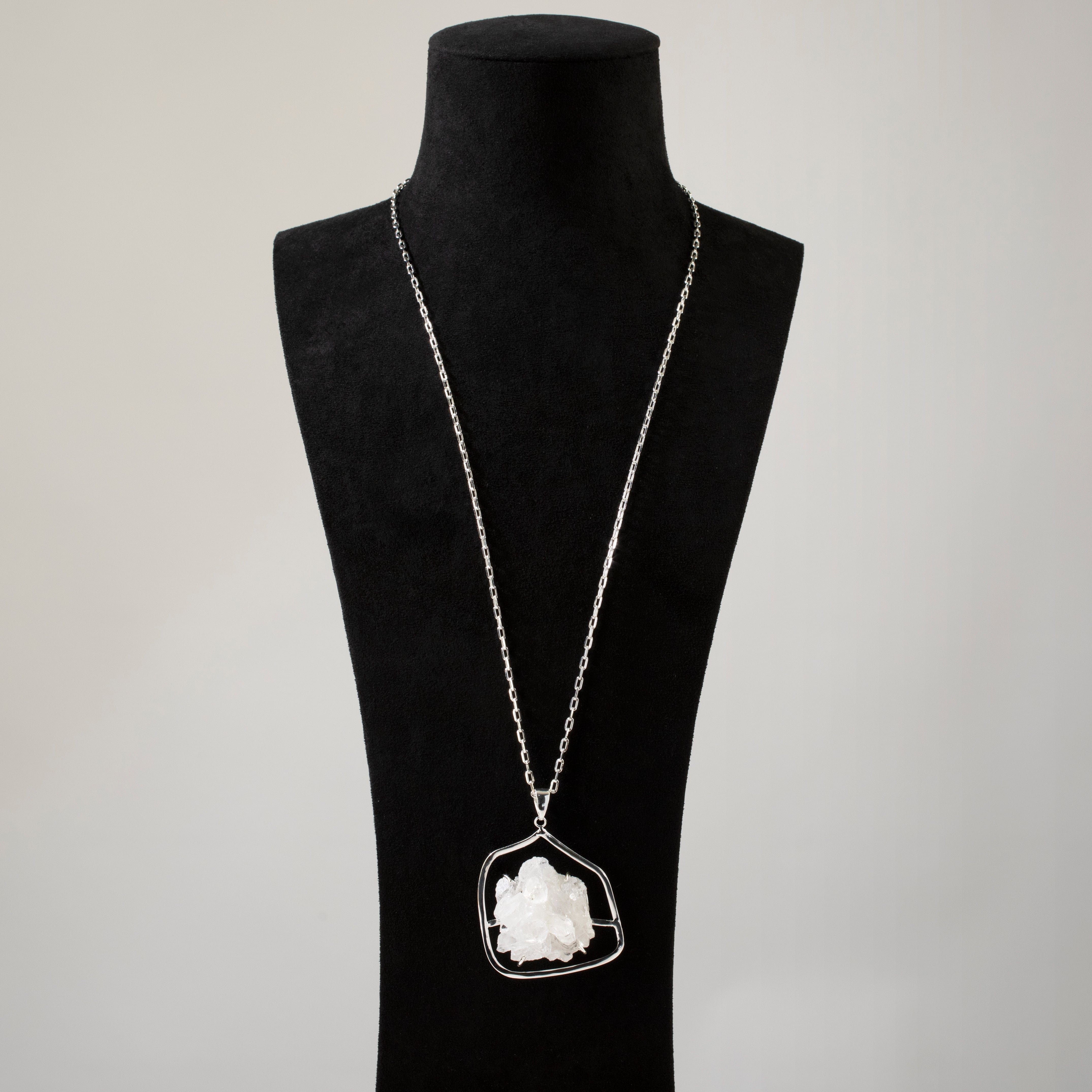 KALIFANO Quartz Pendant & Necklace CJN77-QZ
