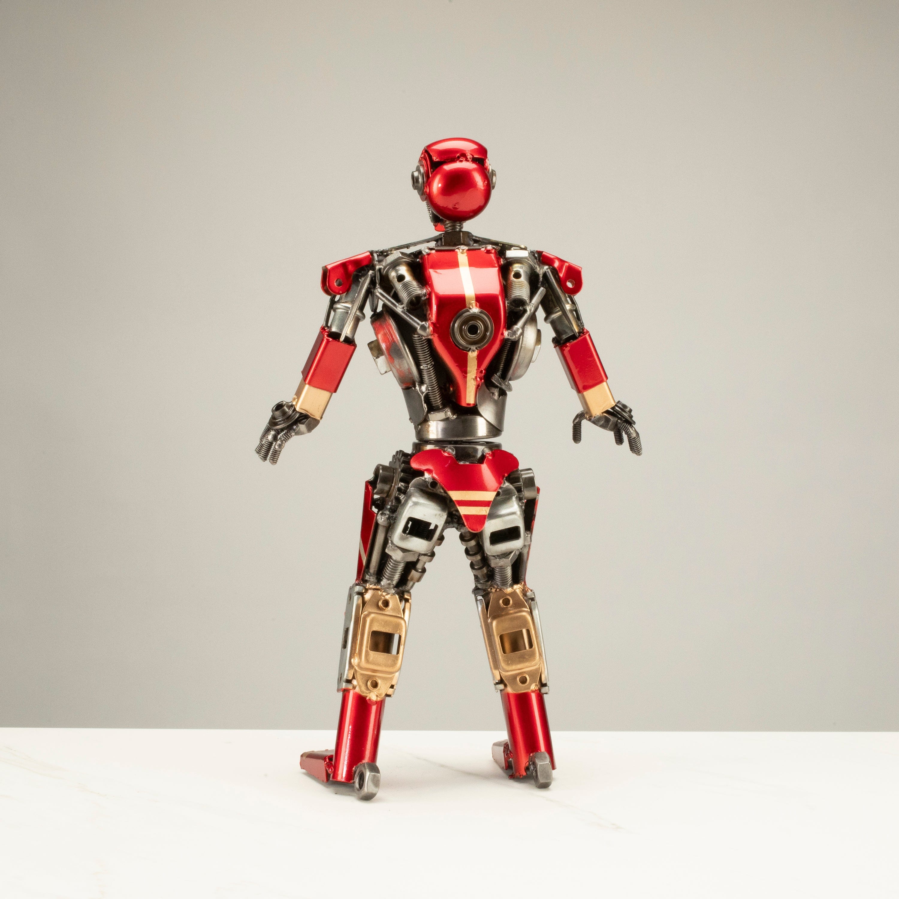 Kalifano Recycled Metal Art 16" Iron Man Inspired Recycled Metal Art Sculpture RMS-IMR41-S
