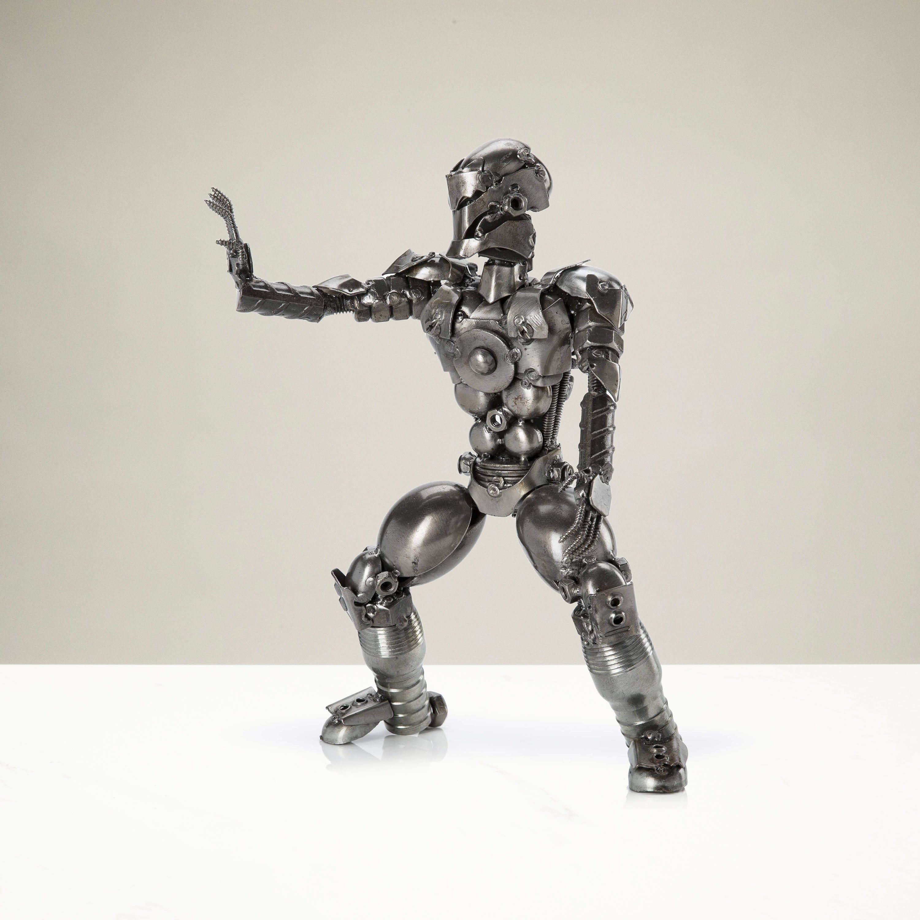 Kalifano Recycled Metal Art Iron Man Inspired Recycled Metal Sculpture RMS-700IMA-N