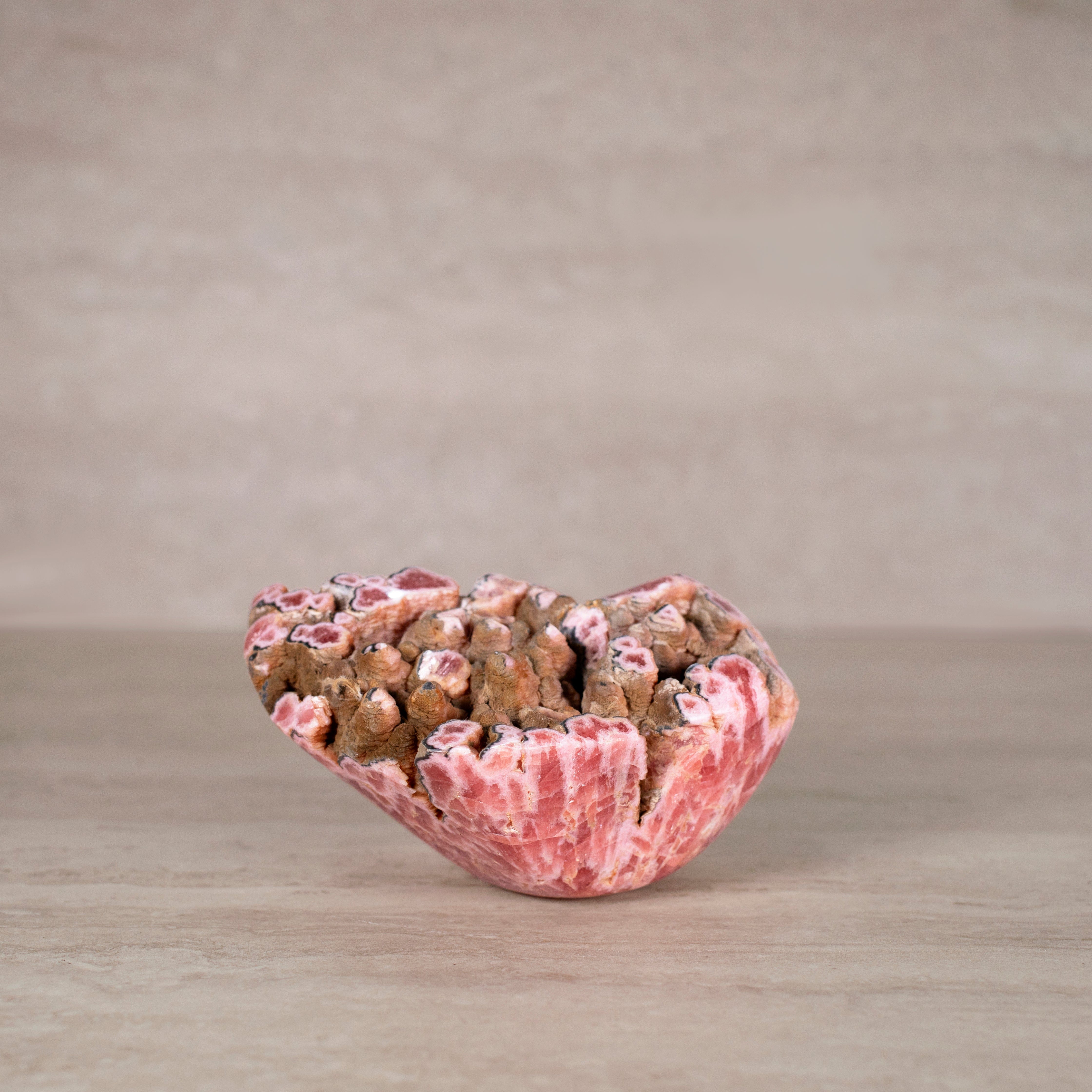 Kalifano Rhodochrosite Rhodochrosite Freeform Carving from Argentina - 5" / 1,180 g RC16800.001