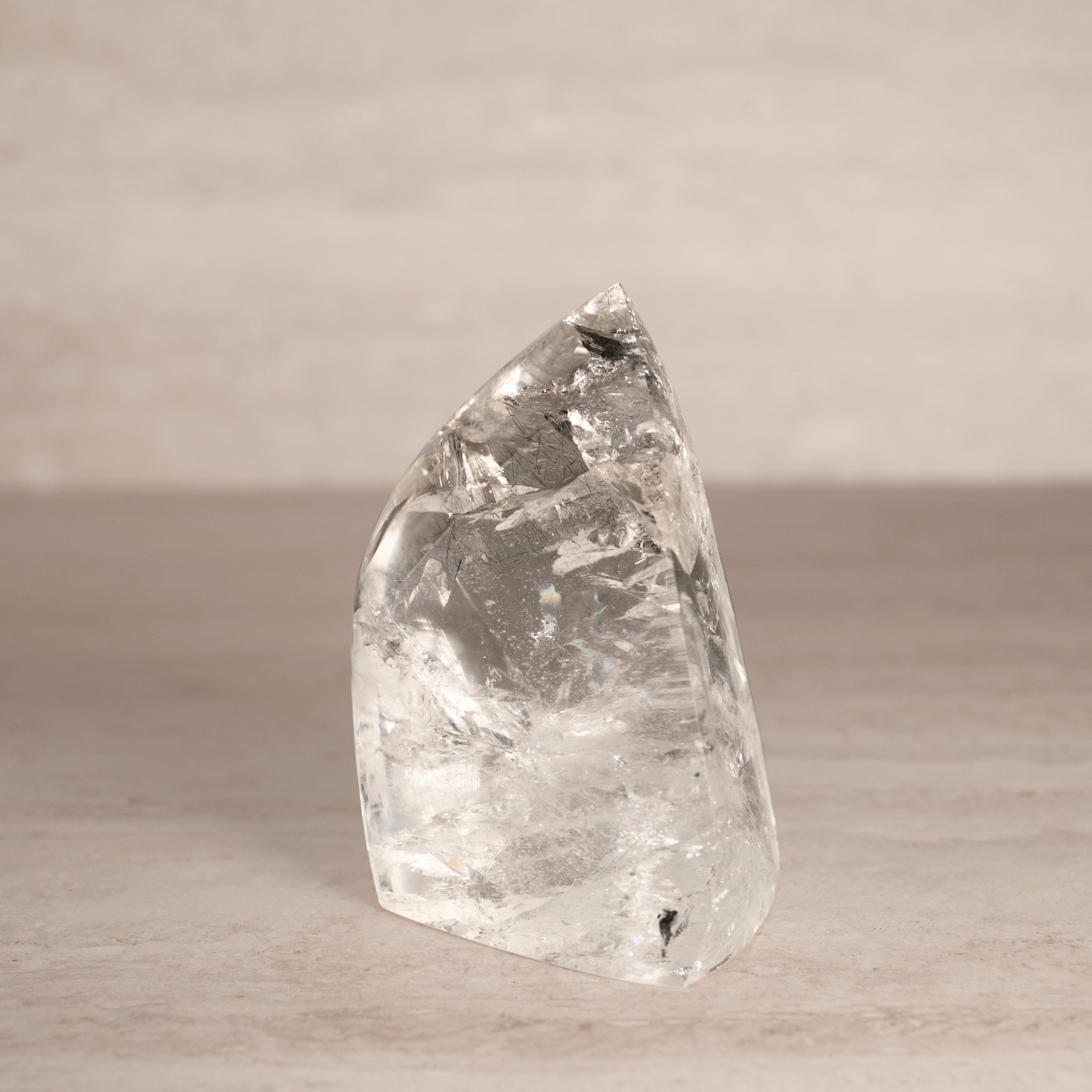KALIFANO Rutilated Quartz Natural Brazilian Rutilated Quartz Specimen - 6.25" / 1,640 g RTQ10000.001