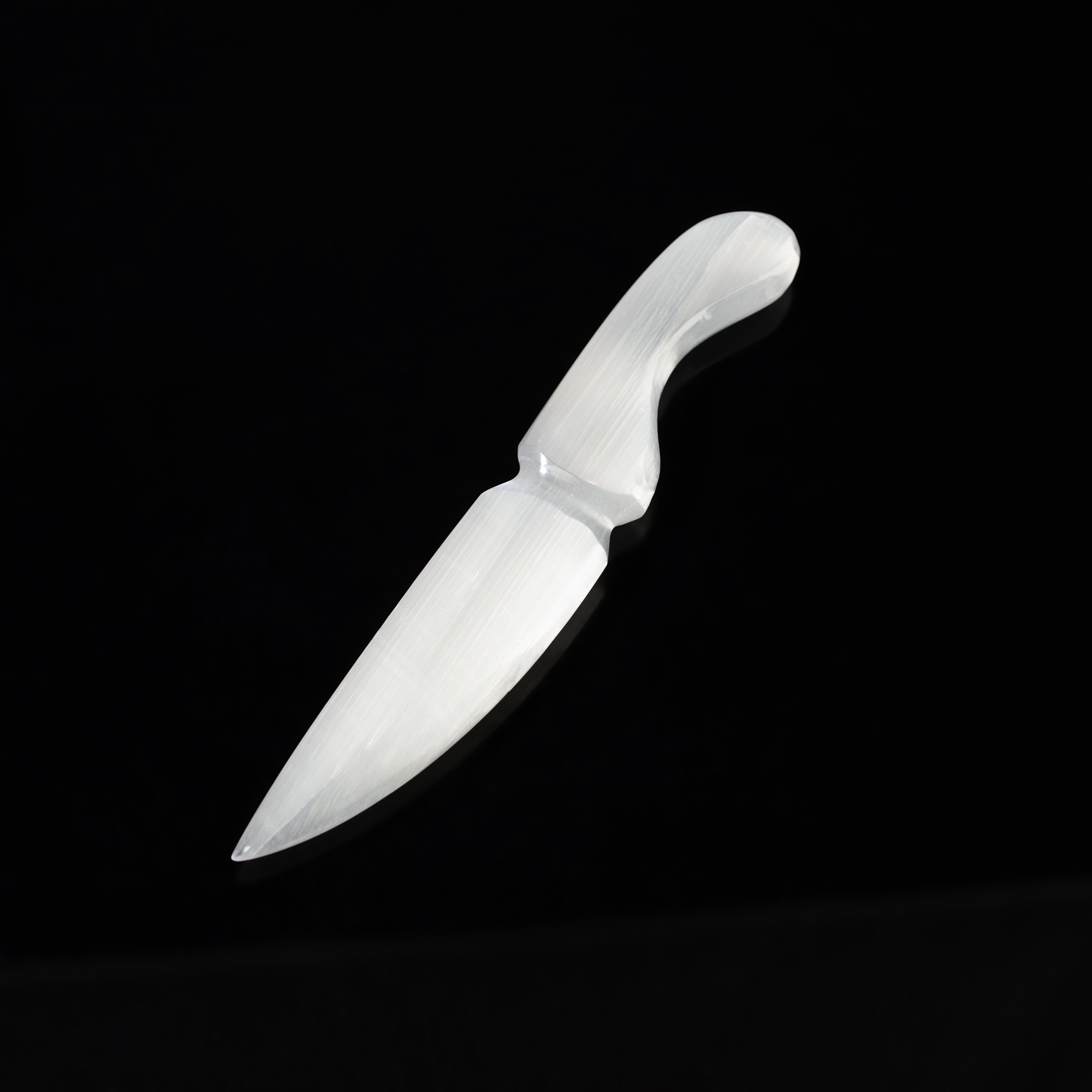 KALIFANO Selenite White Selenite Dagger - 8" SD20x4