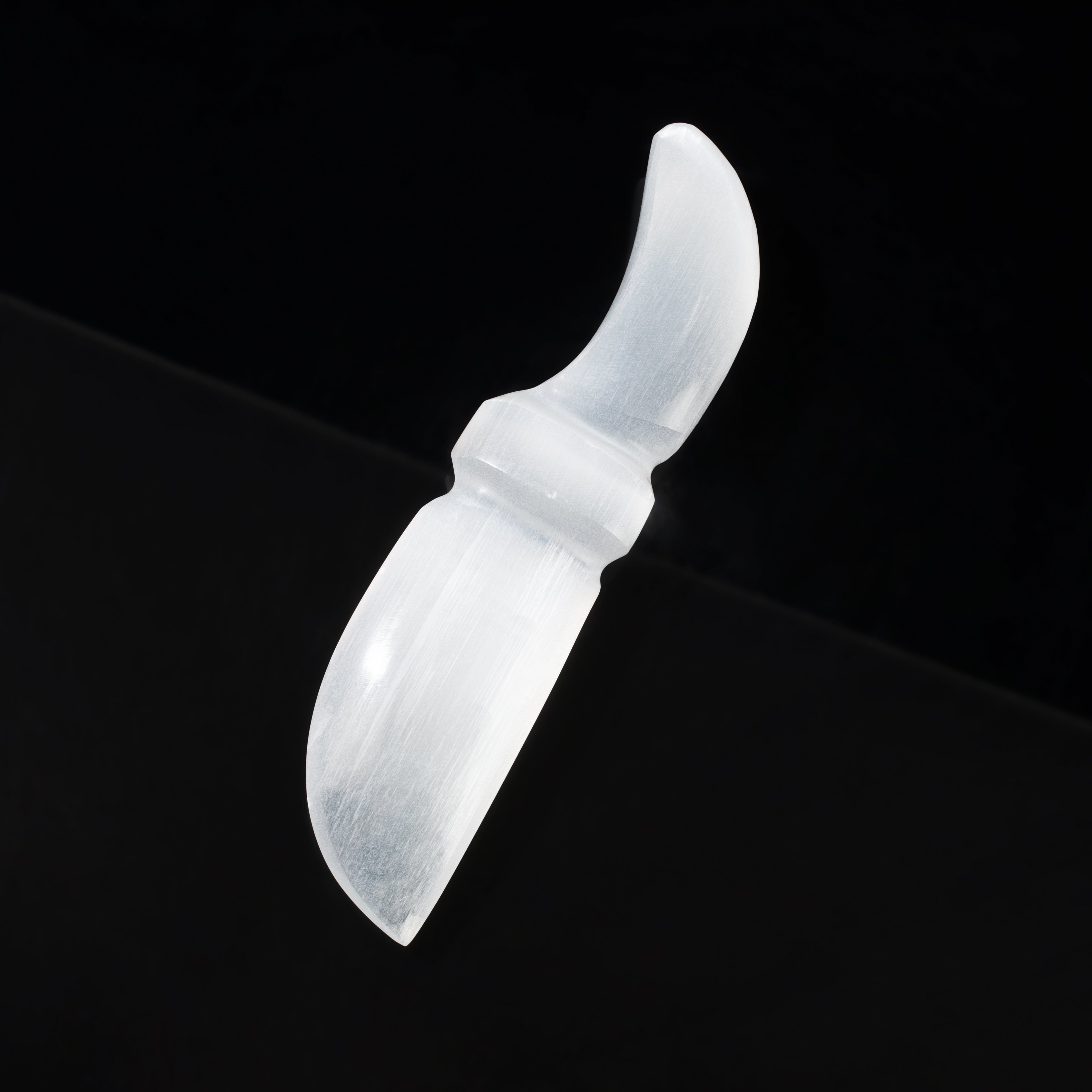 KALIFANO Selenite White Selenite Dagger - 8" SD20x4-2