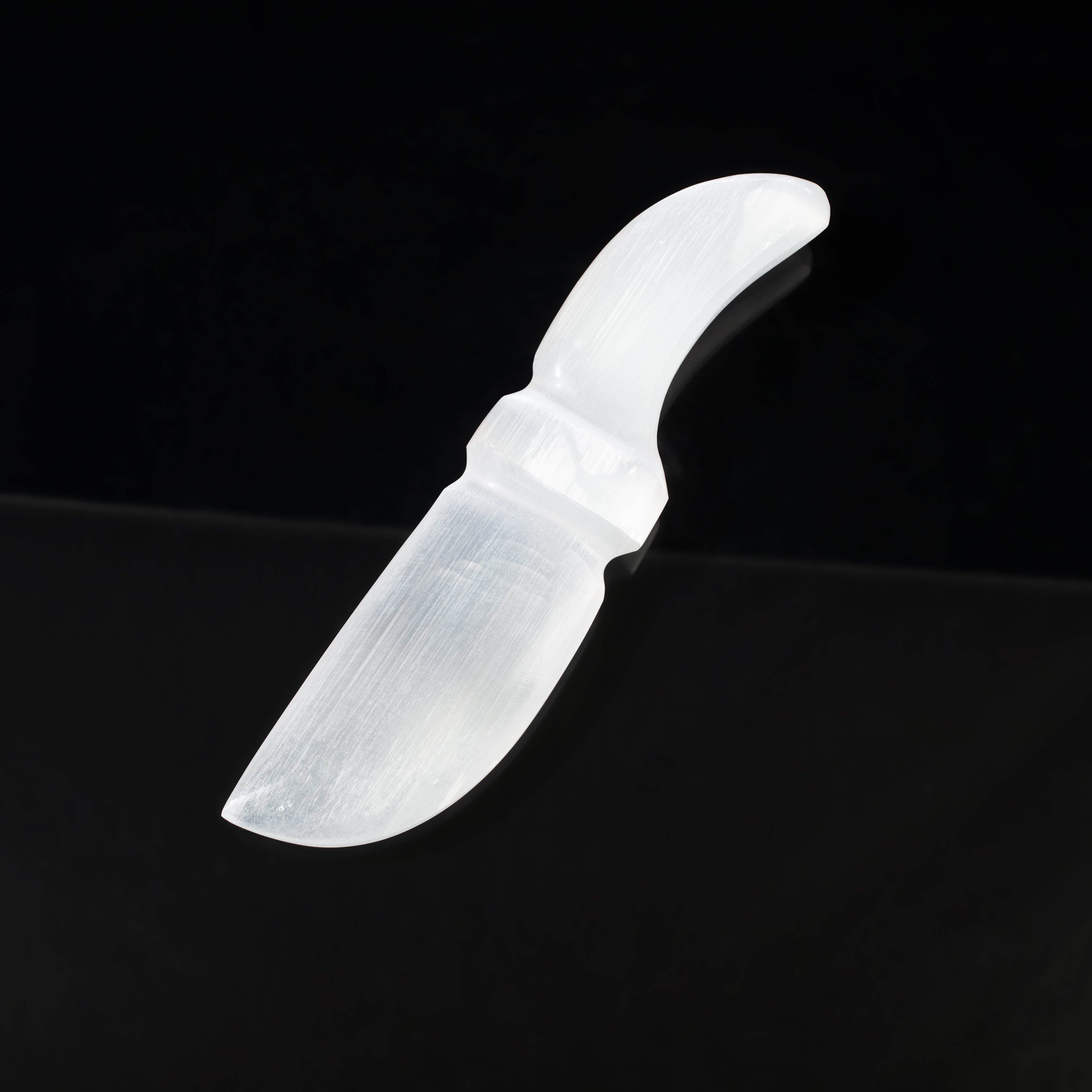 KALIFANO Selenite White Selenite Dagger - 8" SD20x4-2