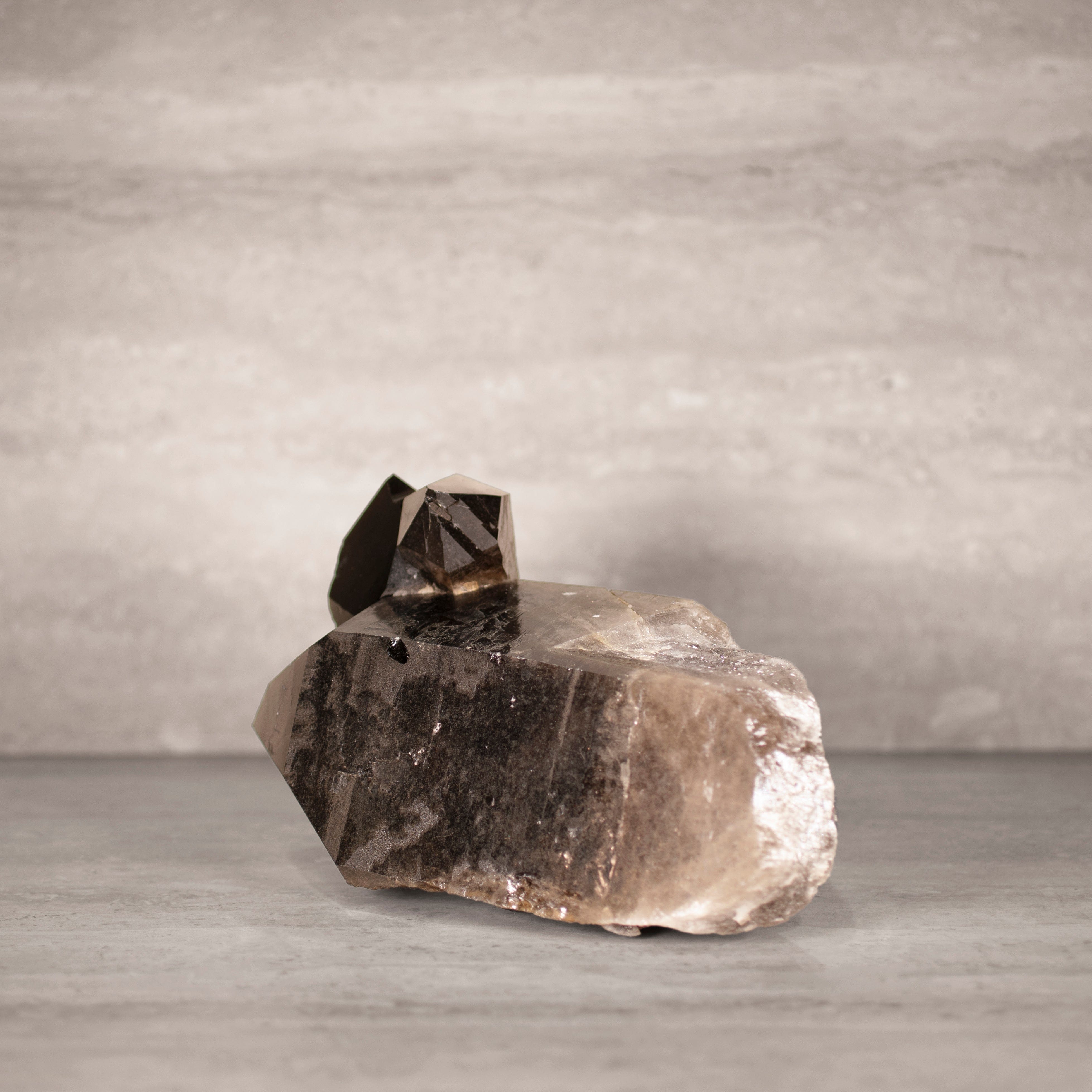 Kalifano Smoky Quartz Smoky Quartz Cluster from Brazil - 10" / 10 lbs SQ4600.002