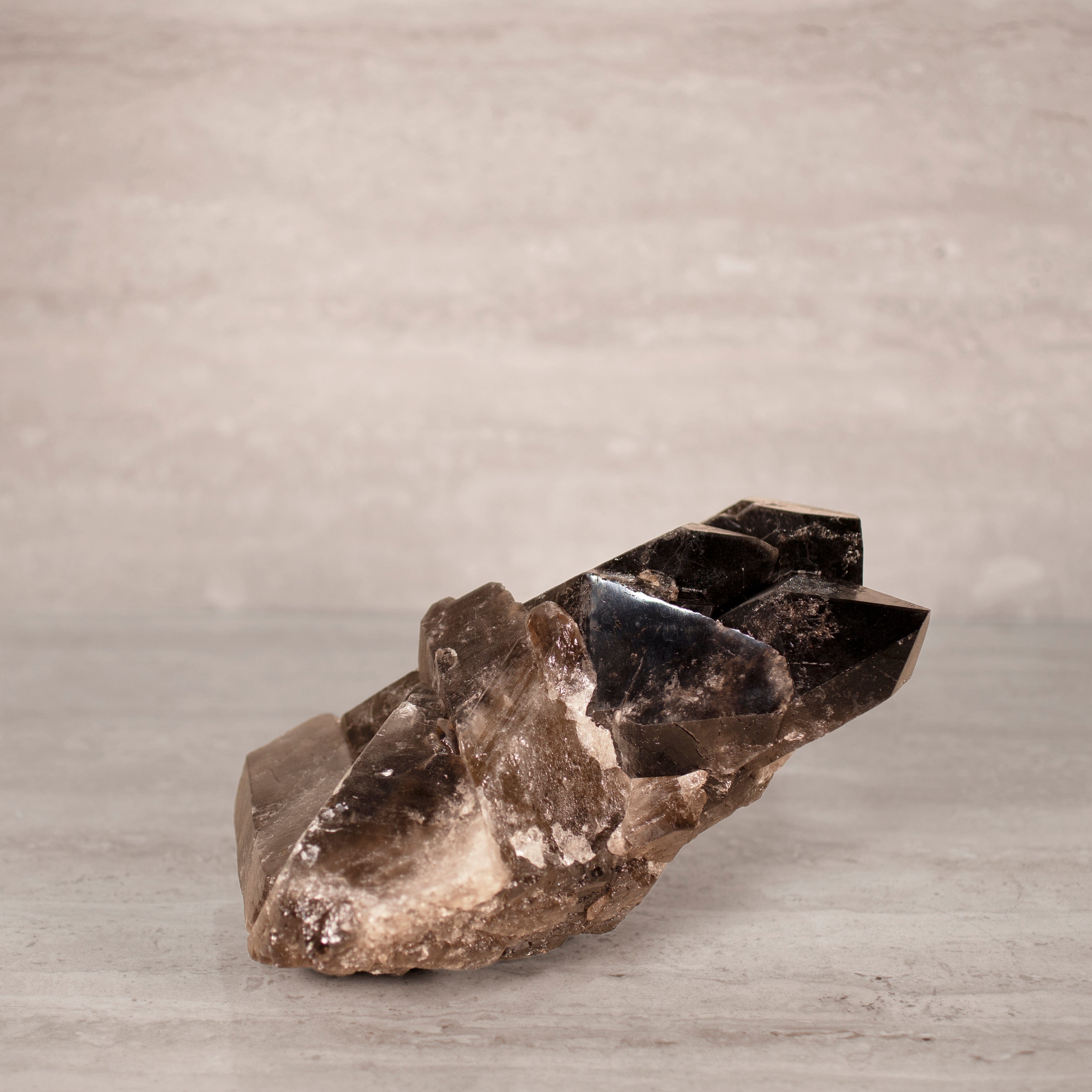 Kalifano Smoky Quartz Smoky Quartz Cluster from Brazil - 10" / 11 lbs SQ4800.006
