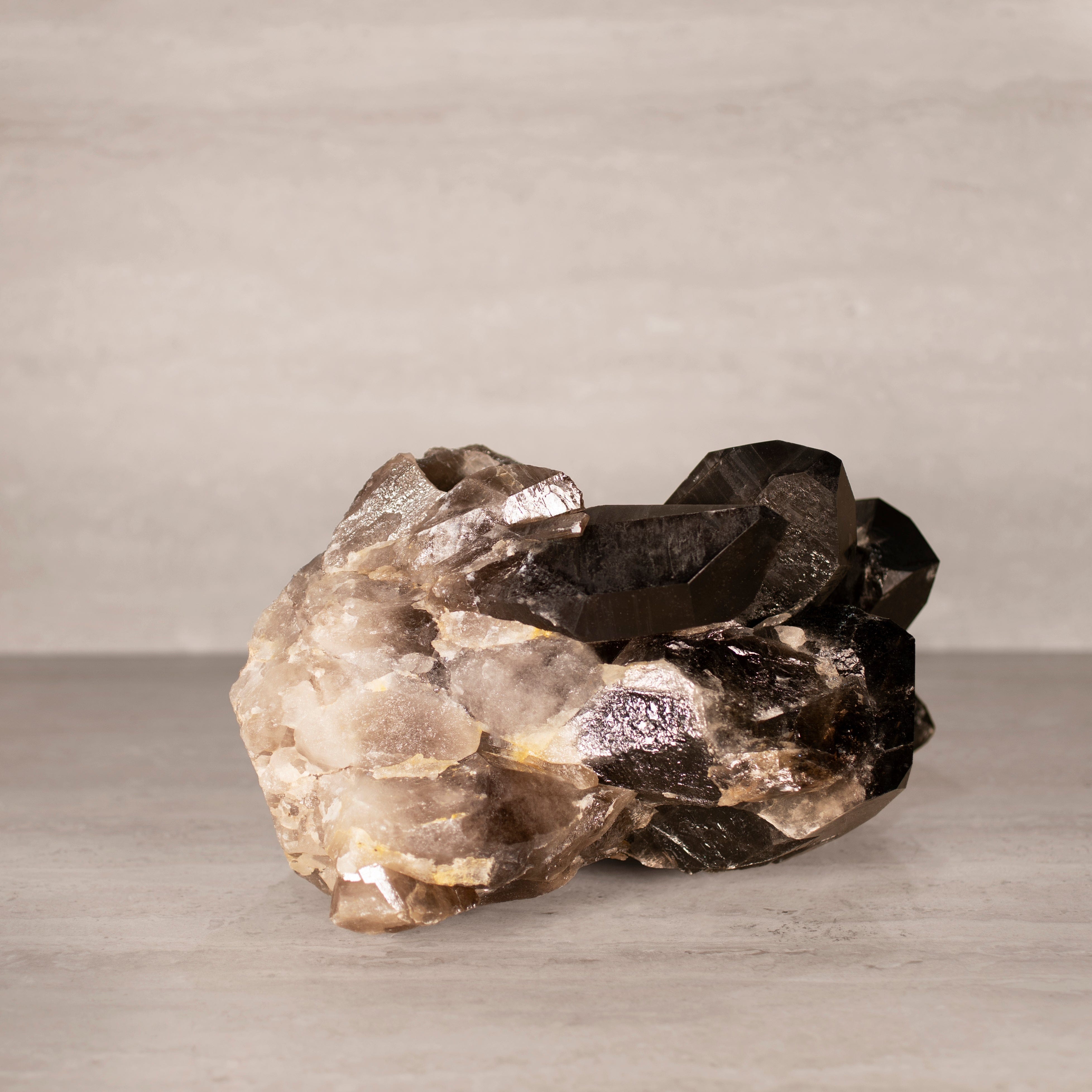 Kalifano Smoky Quartz Smoky Quartz Cluster from Brazil - 10.25" / 22 lbs SQ9400.001